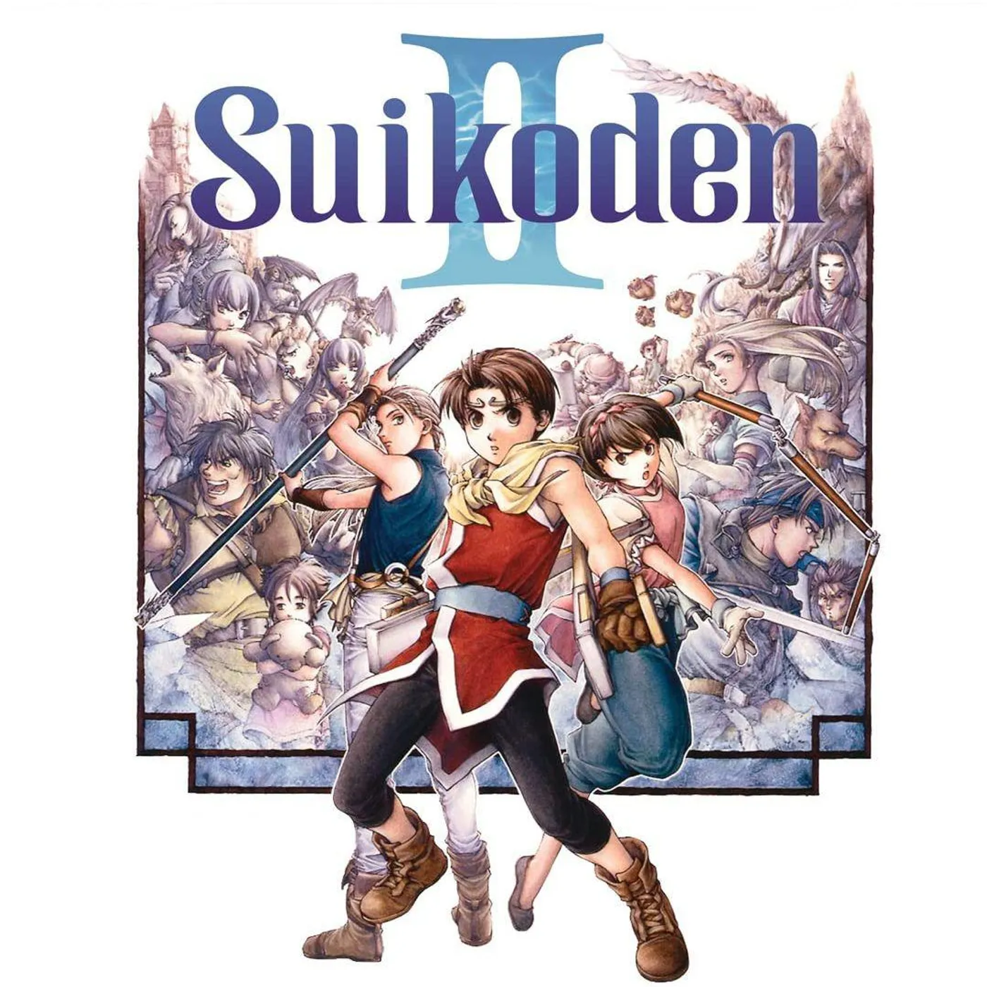 Konami Kukeiha Club Suikoden II Original Soundtrack (2LP/Blue) Vinyl Record