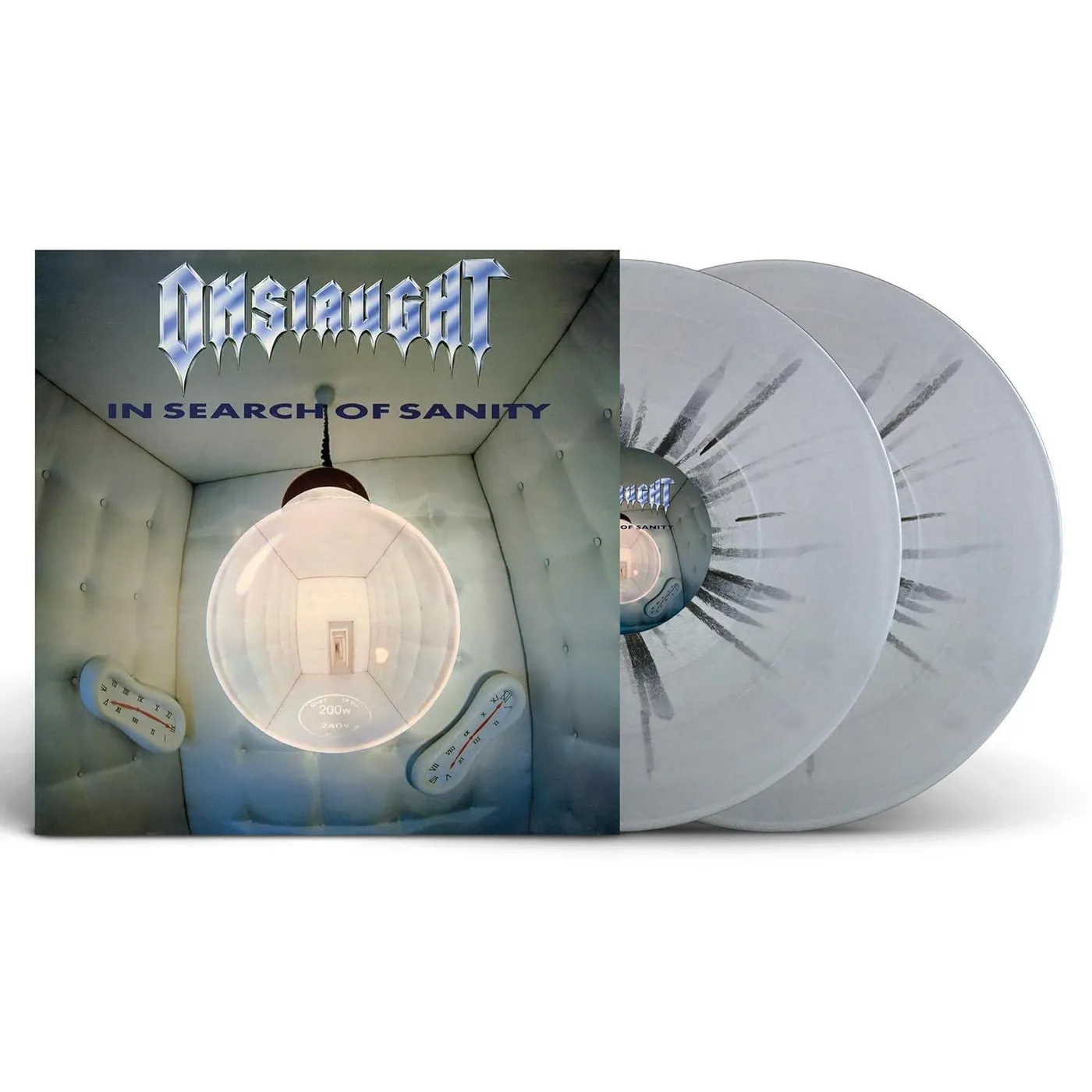 Onslaught In Search Of Sanity (2LP/ Grey W/ Black Splatter) Vinyl Record