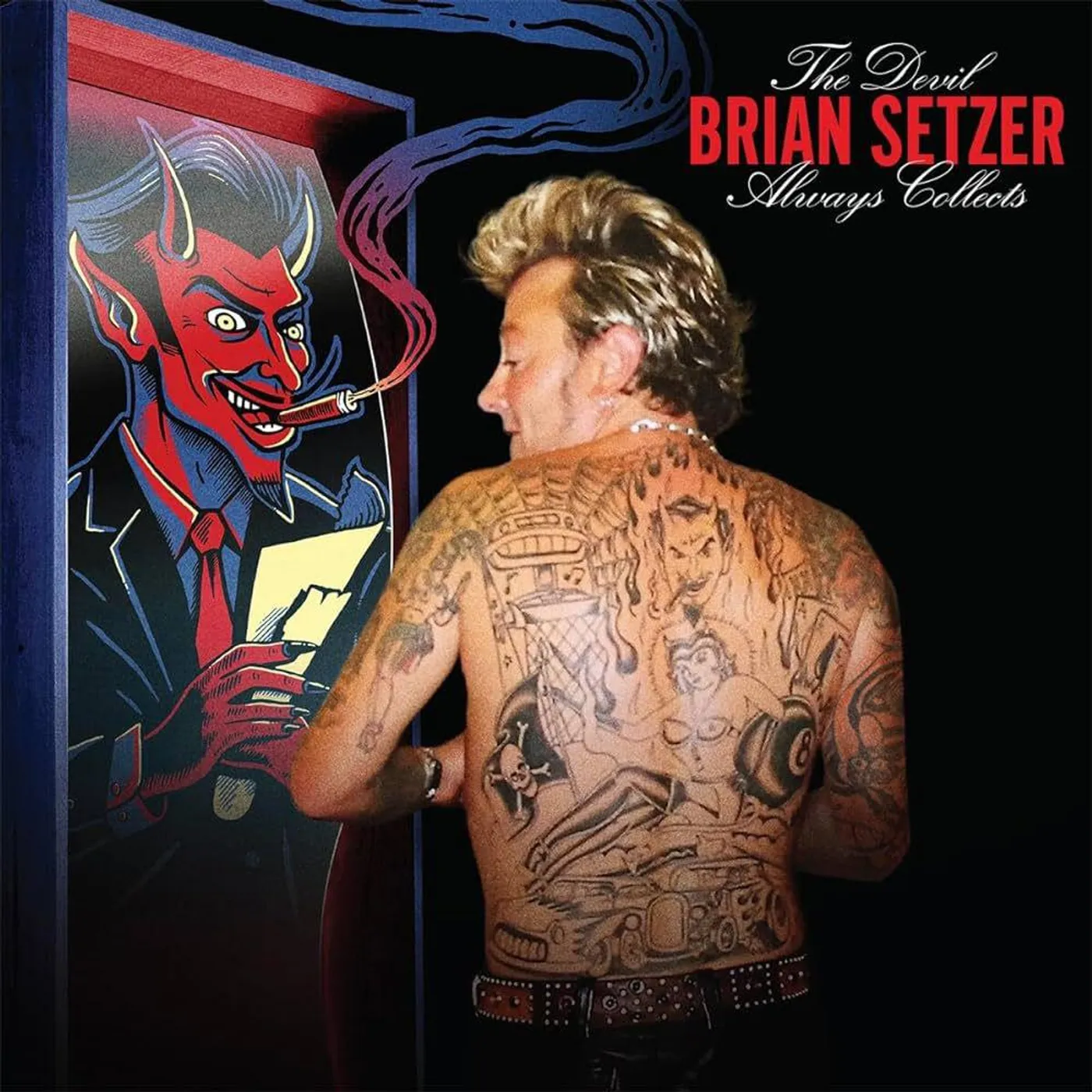 Brian Setzer Devil Always Collects Vinyl Record