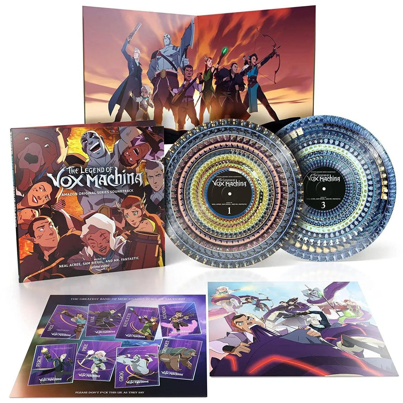Neal Acree Legend Of Vox Machina (Amazon Original Series OST) (Picture Disc/2LP) Vinyl Record