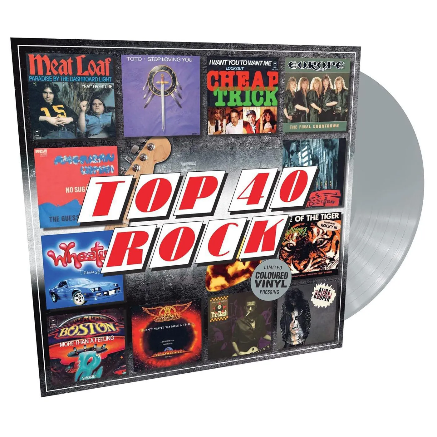 Various Artists  Top 40 Rock (Grey/Import) Vinyl Record