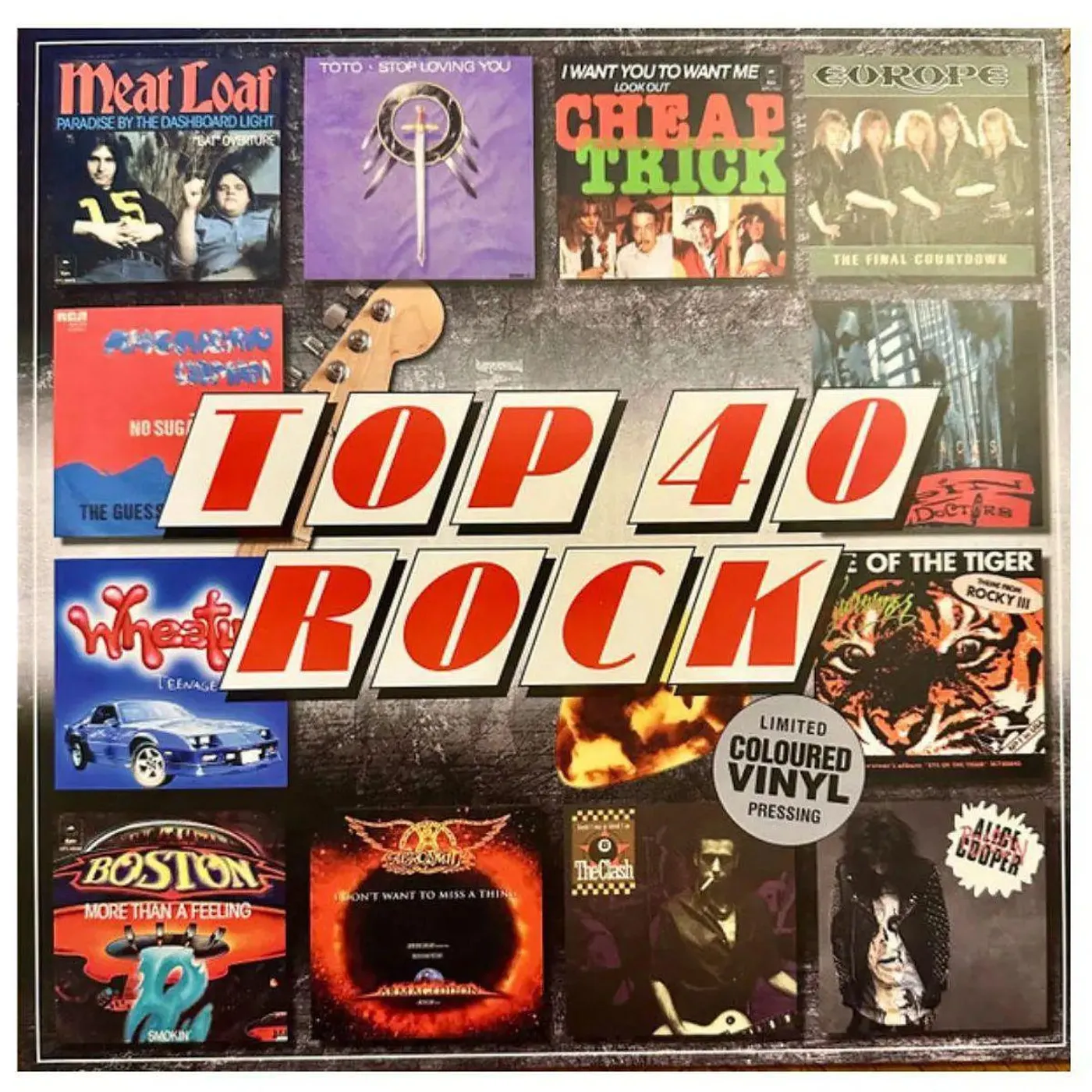 Various Artists  Top 40 Rock (Grey/Import) Vinyl Record
