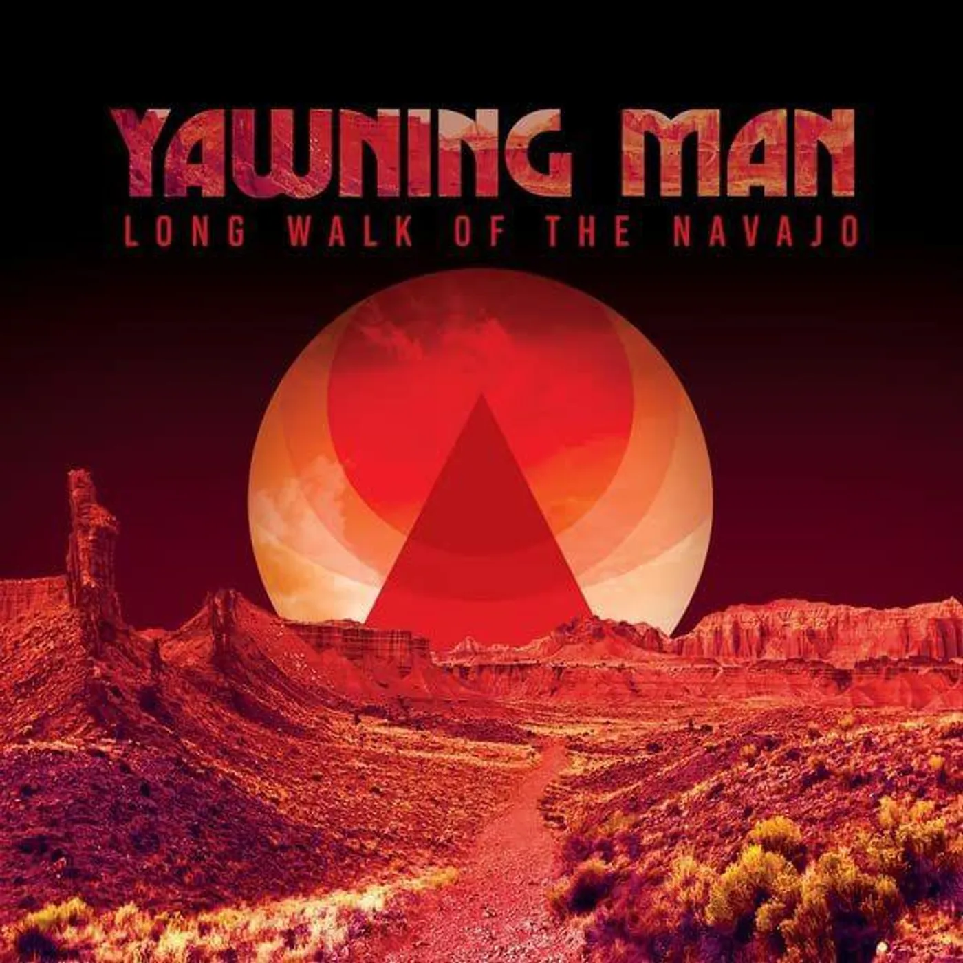 Yawning Man Long Walk Of The Navajo (Red/Yellow/Pink) Vinyl Record
