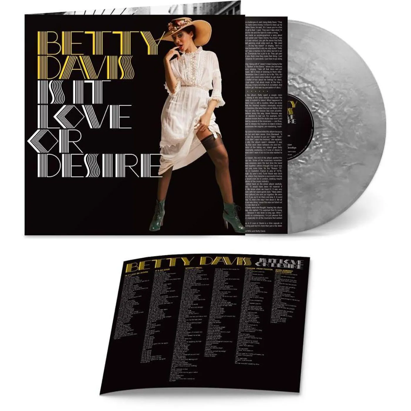 Betty Davis Is It Love Or Desire (Silver Vinyl Record)