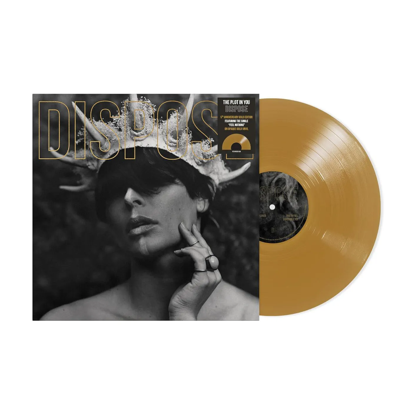 The Plot In You DISPOSE (5TH ANNIVERSARY) (GOLD VINYL) Vinyl Record