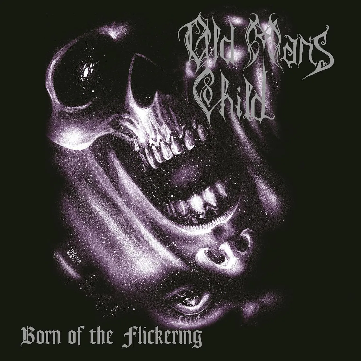 Old Man's Child Born Of The Flickering (Transparent Purple & Silver) Vinyl Record