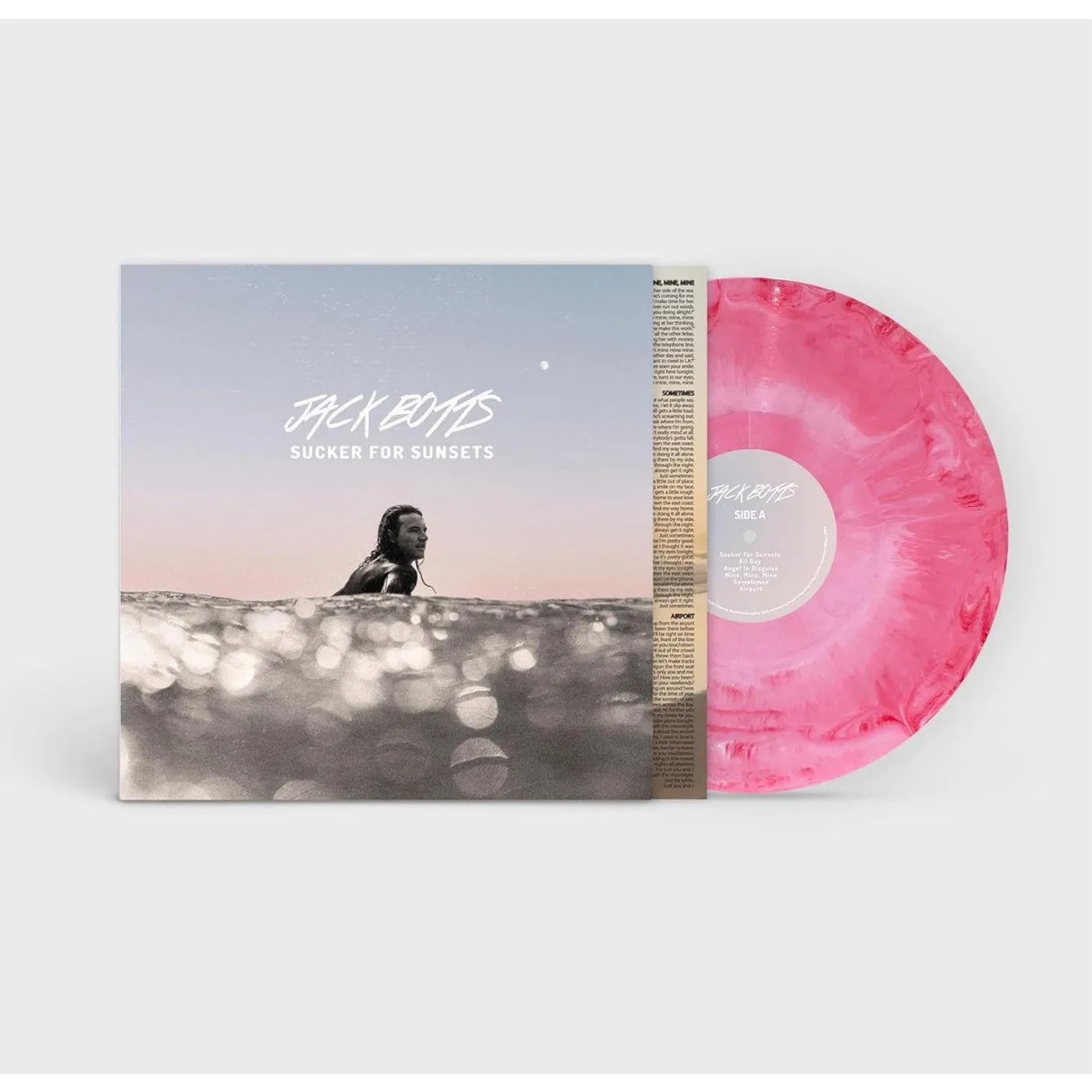 Jack Botts Sucker For Sunsets (Pink Marble) Vinyl Record