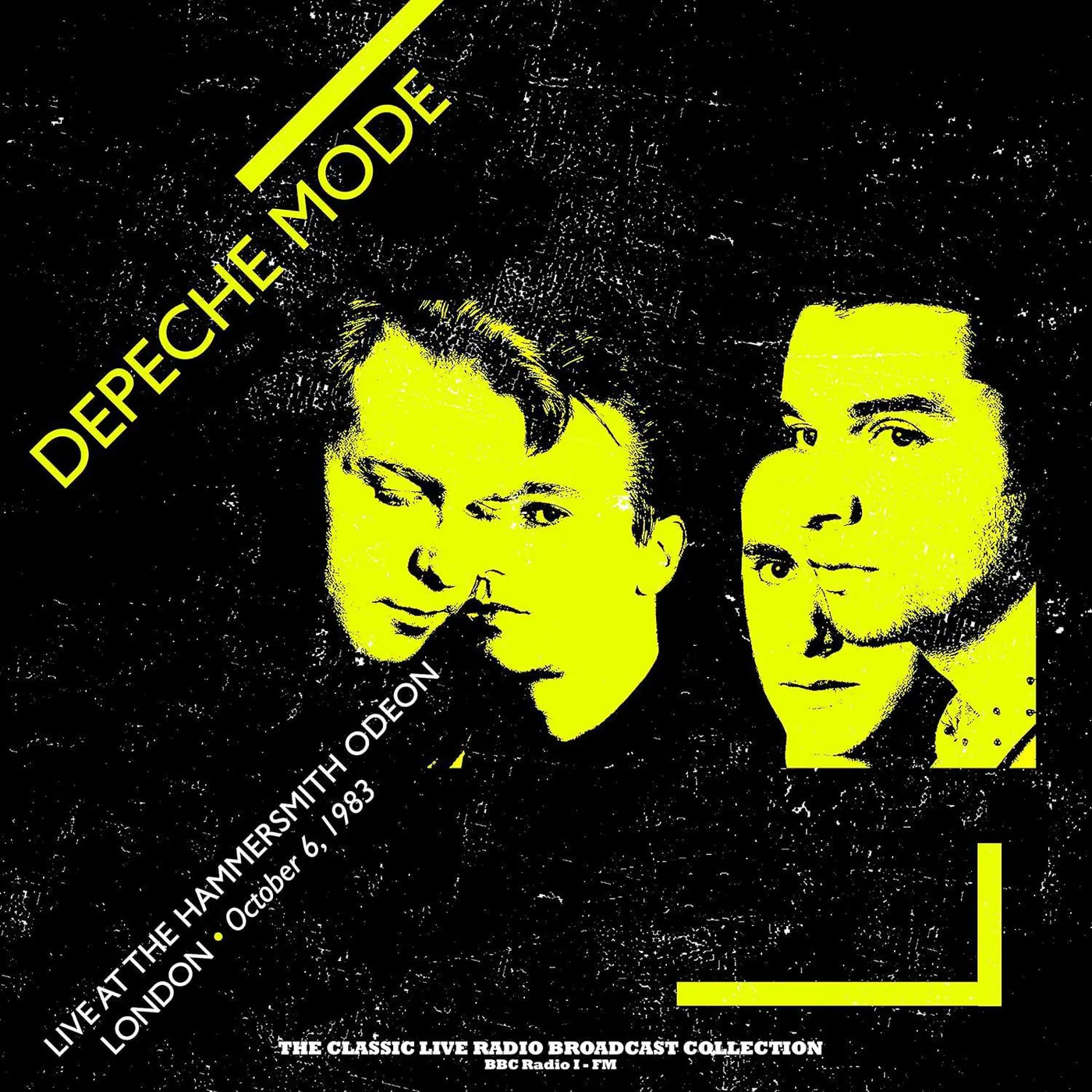 Depeche Mode Live At Hammersmith Odeon London 1983 (Yellow) Vinyl Record