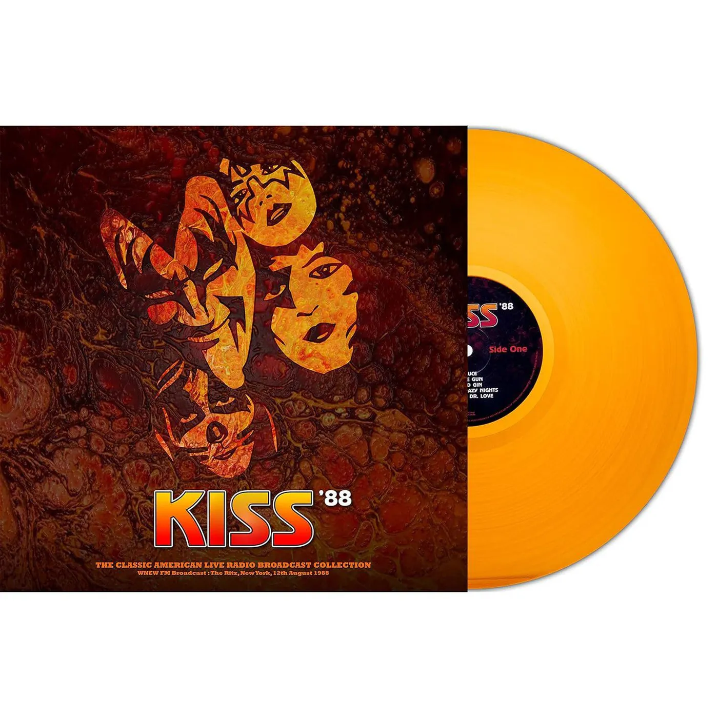 KISS Live At Ritz New York 1988 (Orange) Vinyl Record