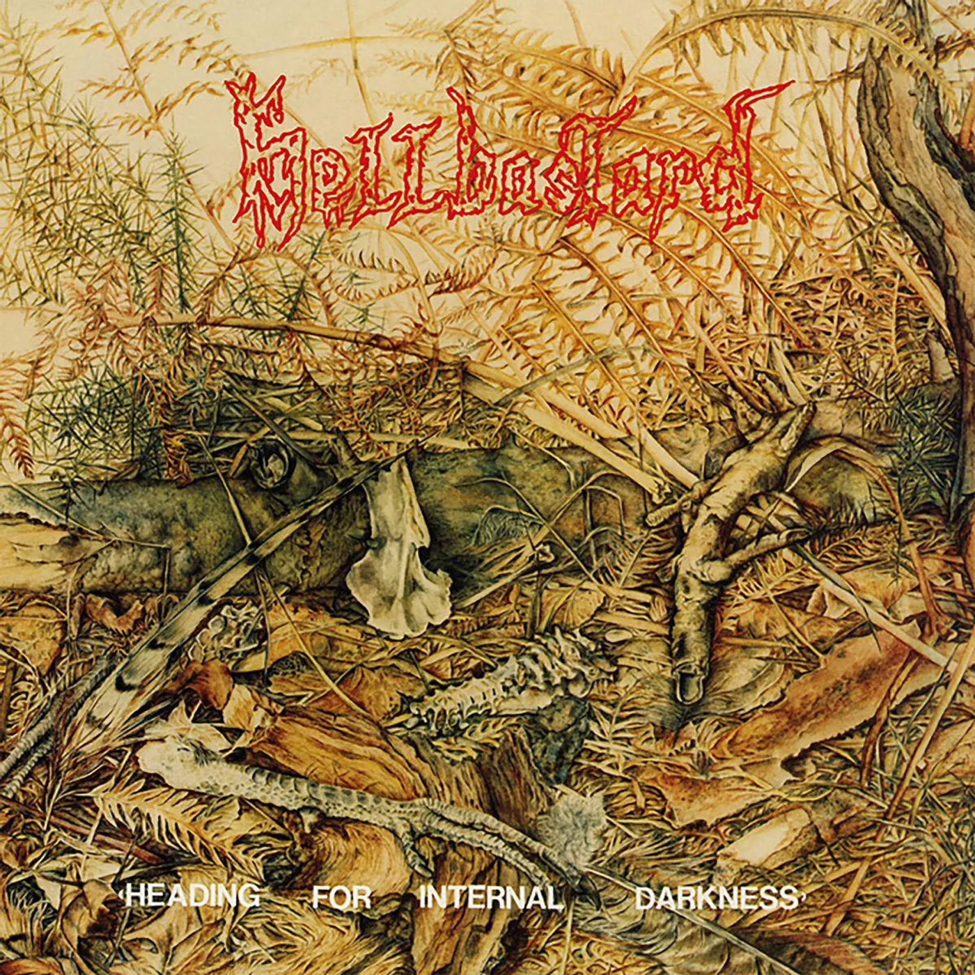 Hellbastard Heading For Internal Darkness (Red/2lp) Vinyl Record