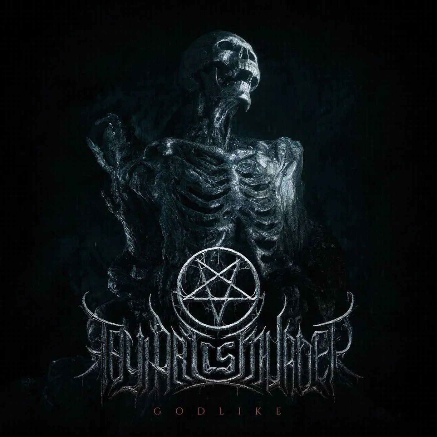 Thy Art Is Murder Godlike (A/B Side) (Silver/White/Black Splatter Vinyl Record)