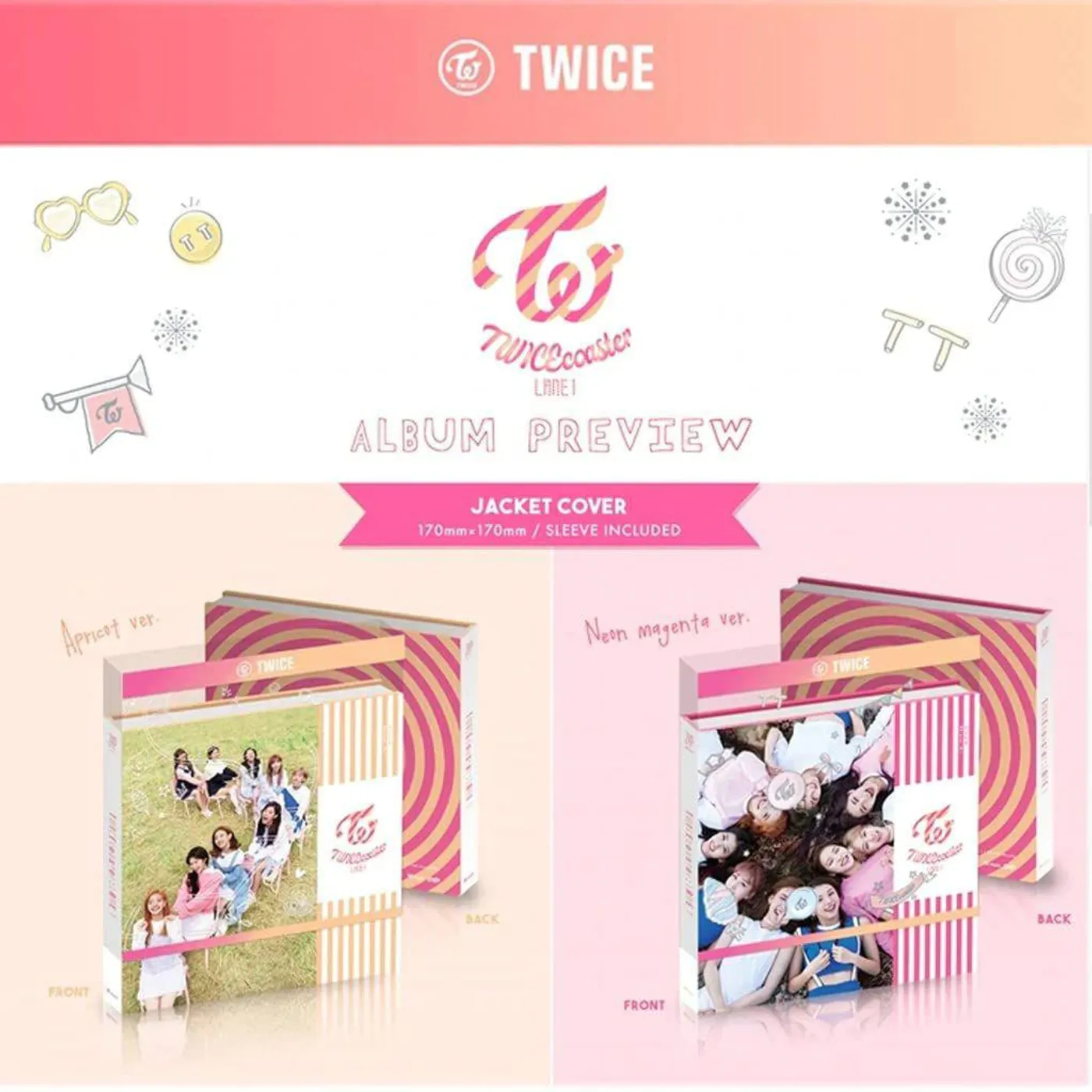  Twicecoaster: Lane 1 (3rd Mini Album/Neon Magenta Ver) CD