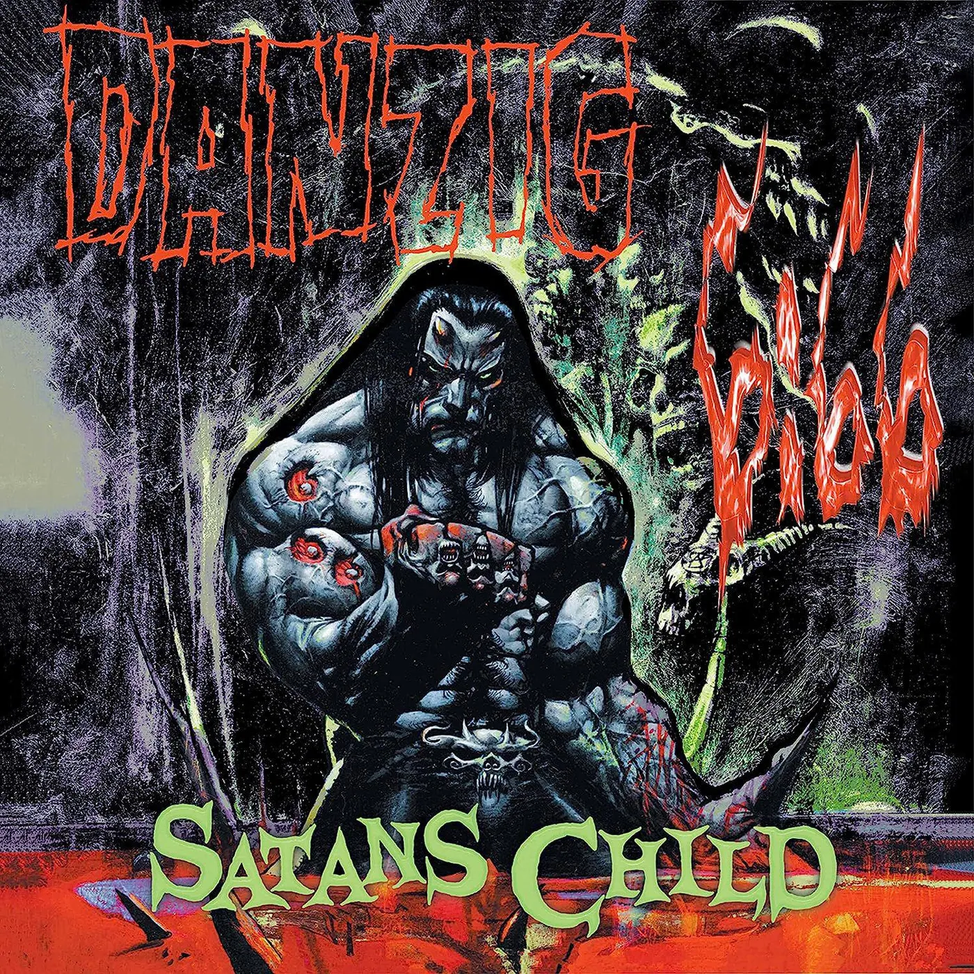 Danzig 6:66: SATAN'S CHILD (BLACK SPLASH OF BLOOD RED VINYL) Vinyl Record