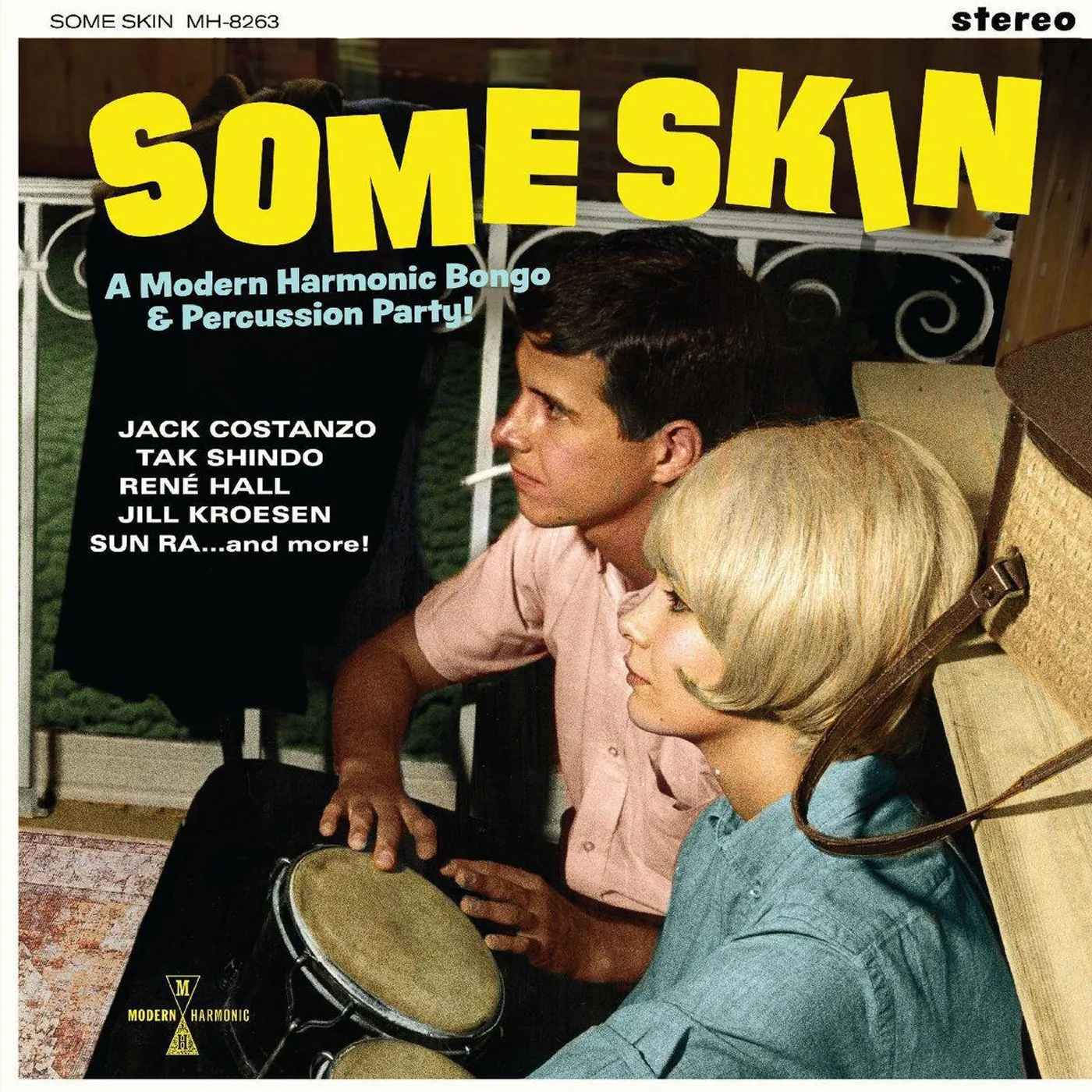 Various Artists  SOME SKIN: A MODERN HARMONIC BONGO & PERCUSSION PARTY (YELLOW VINYL) Vinyl Record