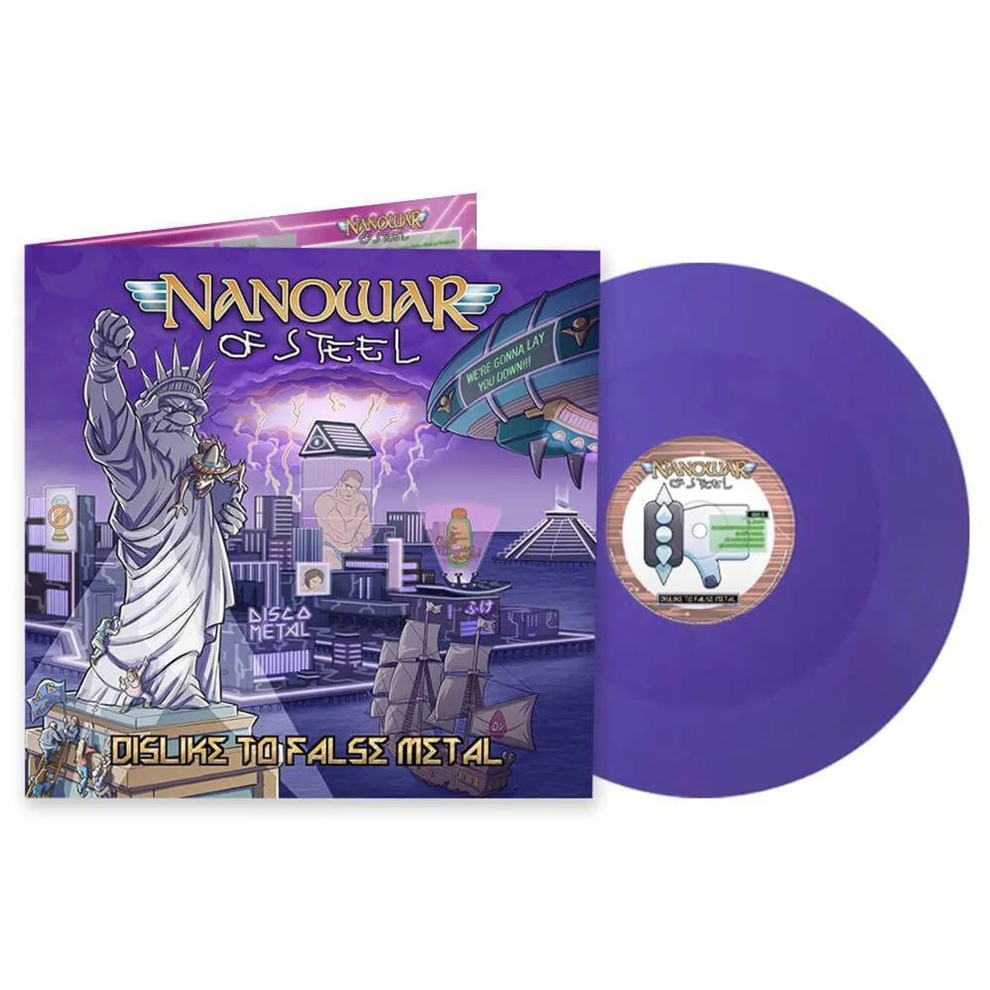 NanowaR of Steel Dislike To False Metal Vinyl Record