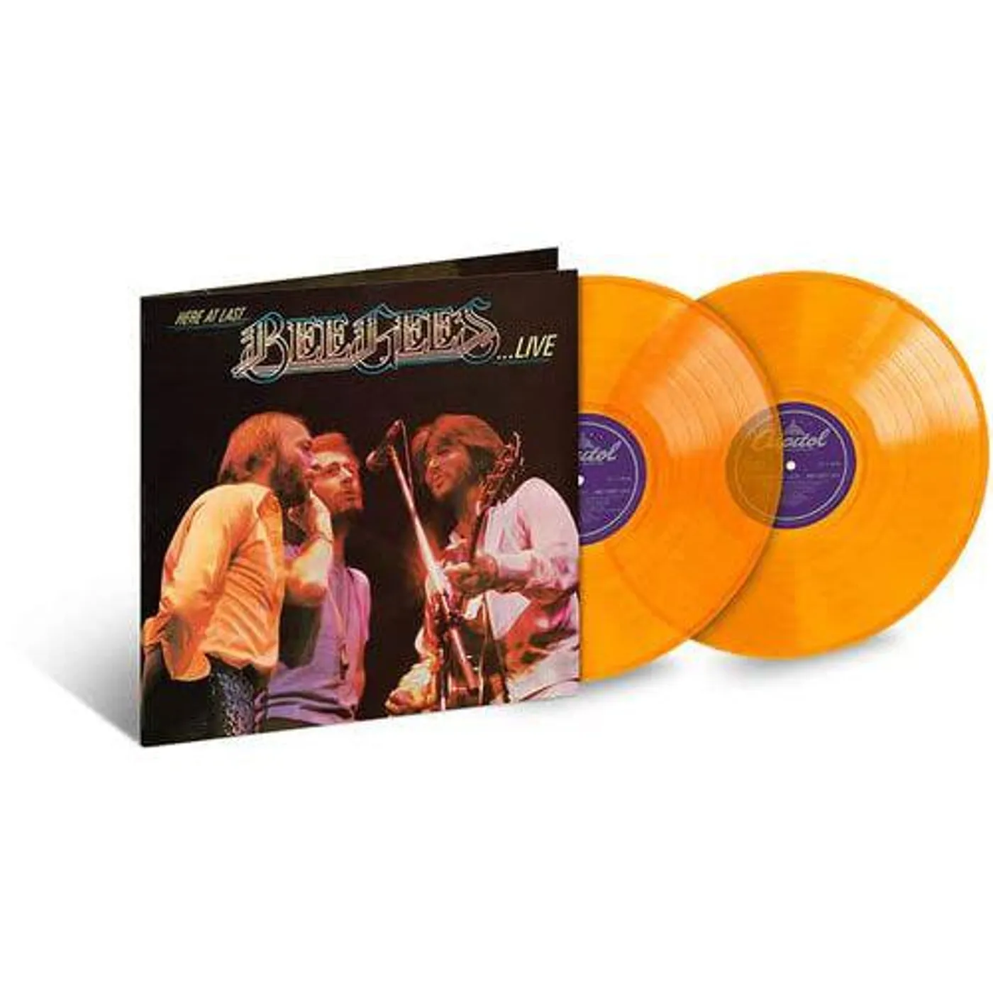 Here At Last... Bee Gees Live (Translucent Orange) Vinyl Record