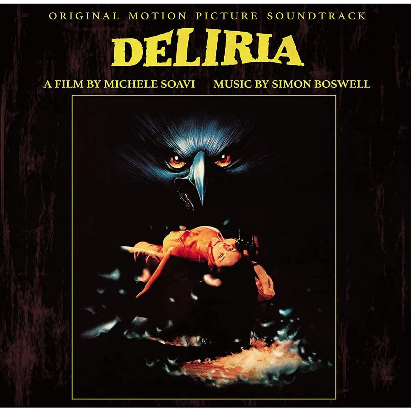 Simon Boswell DELIRIA (STAGE FRIGHT) Original Soundtrack Vinyl Record