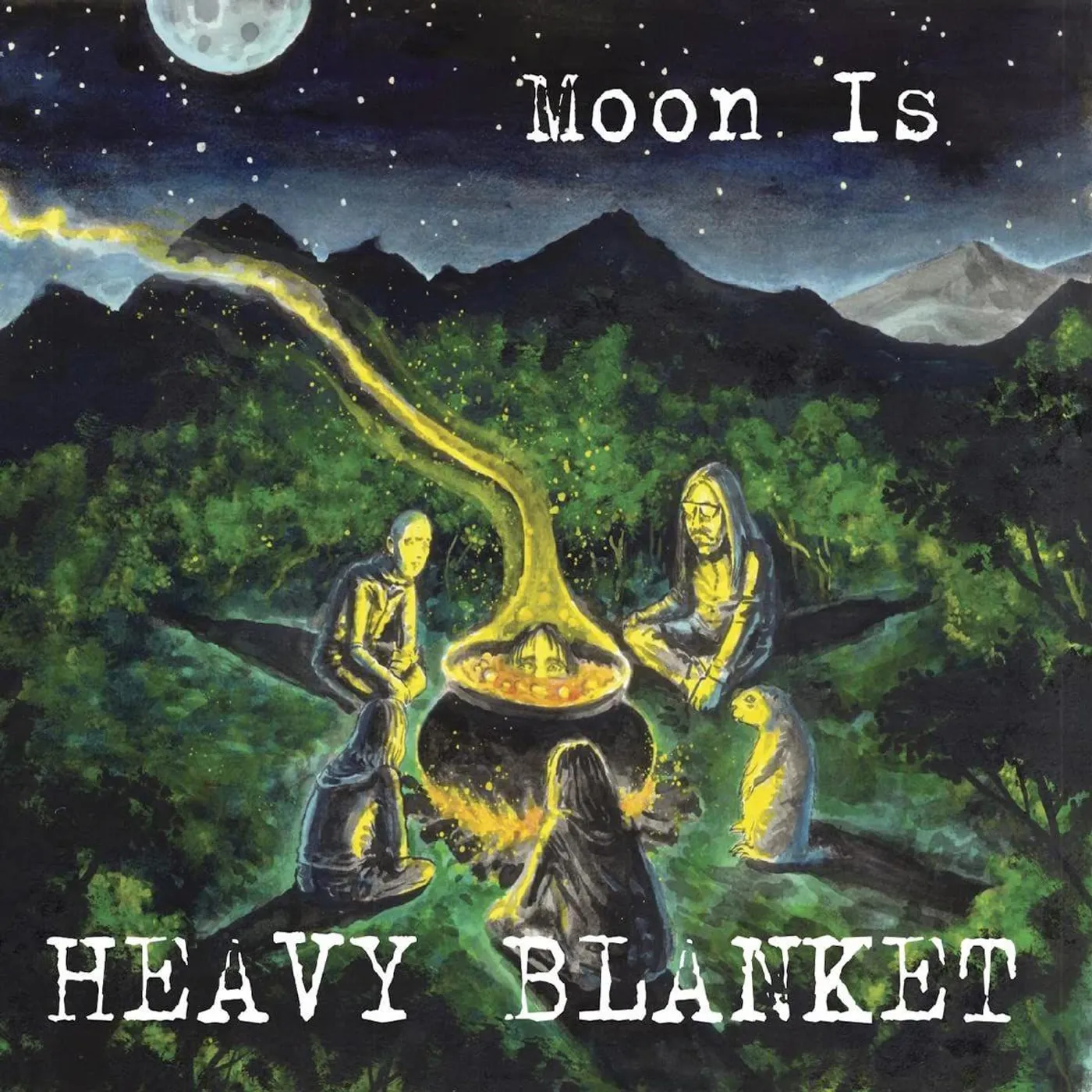 Heavy Blanket MOON IS (PURPLE VINYL) Vinyl Record