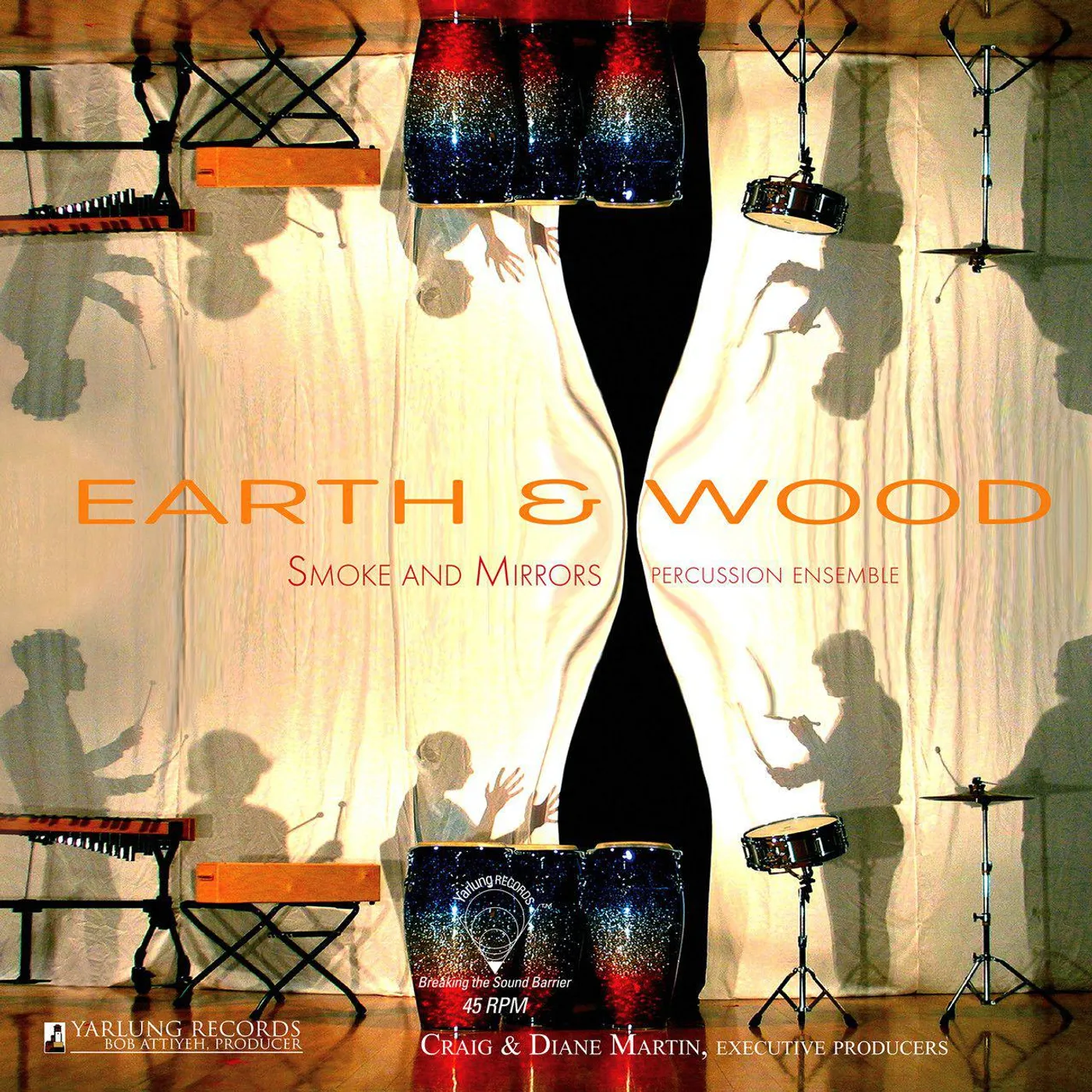 Smoke and Mirrors Percussion Ensemble EARTH & WOOD (180G) Vinyl Record