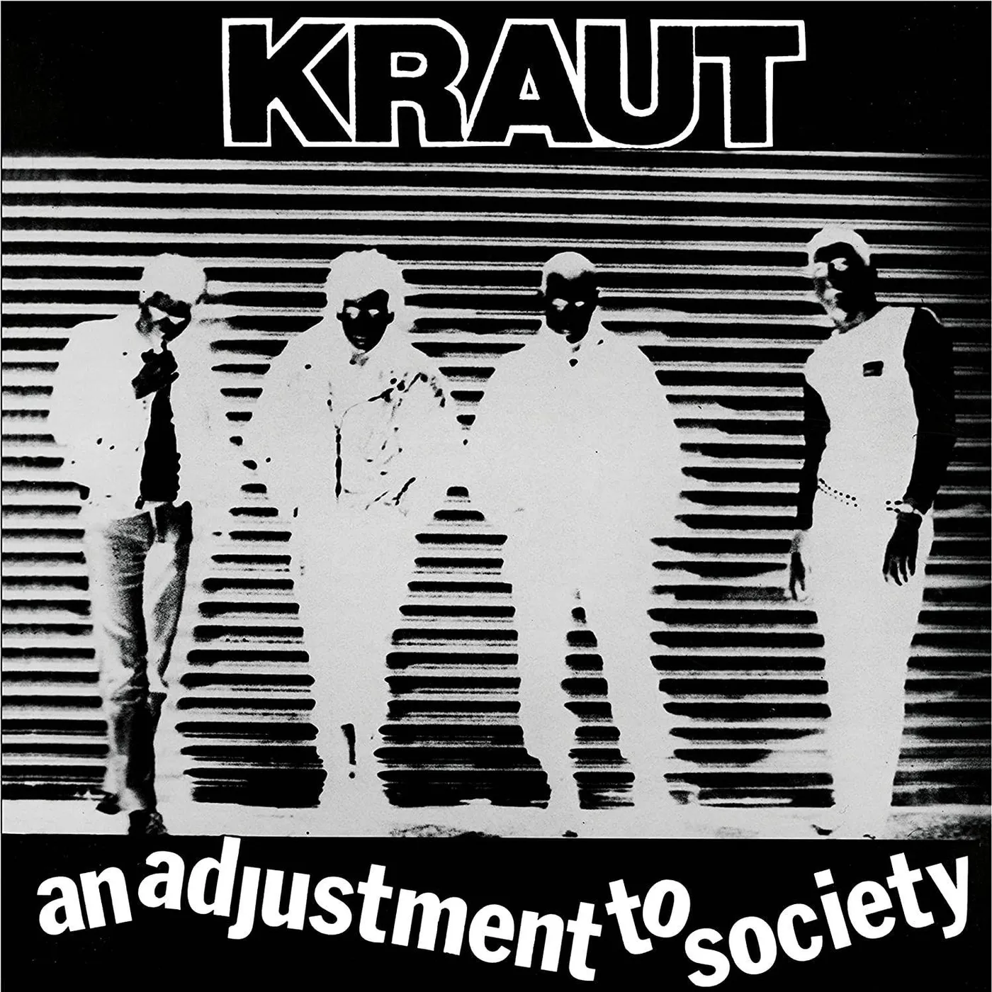 Kraut An Adjustment To Society (Black/white Splatter Vinyl Record)