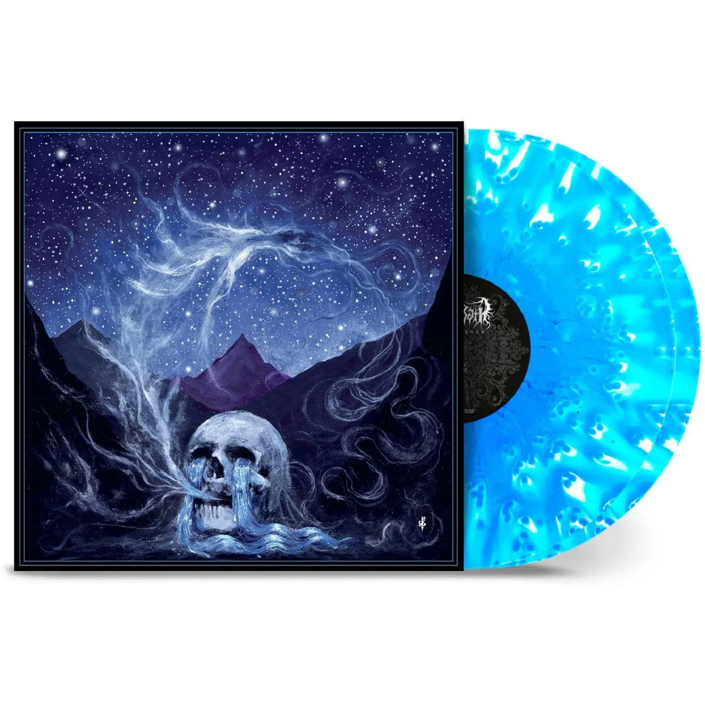 Ghost Bath Starmourner (Blue W/ White Cloud Vinyl Record)