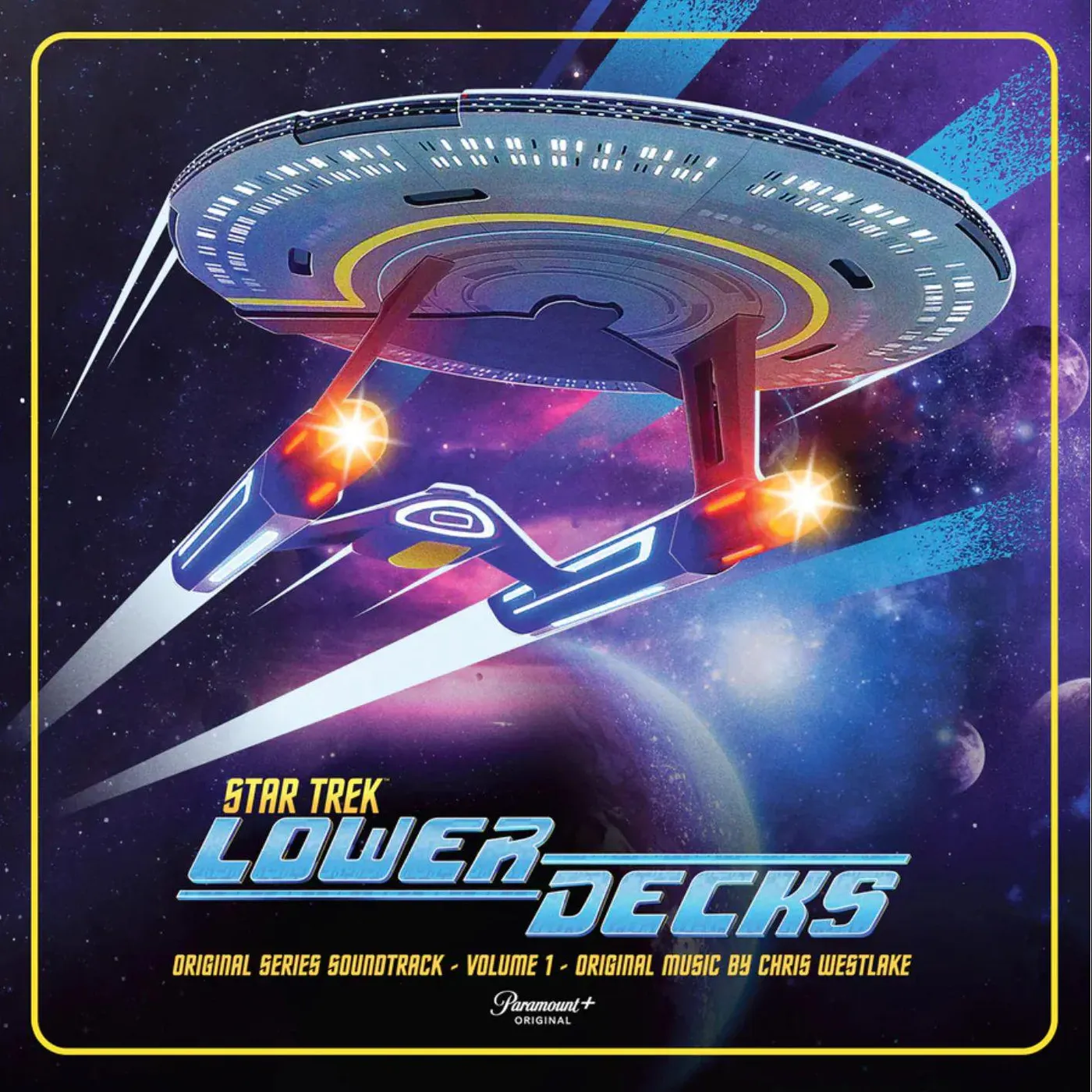 Chris Westlake Star Trek Lower Decks Original Soundtrack Volume 1 (Limited/green & Blue Splatter Vinyl Record/2lp)