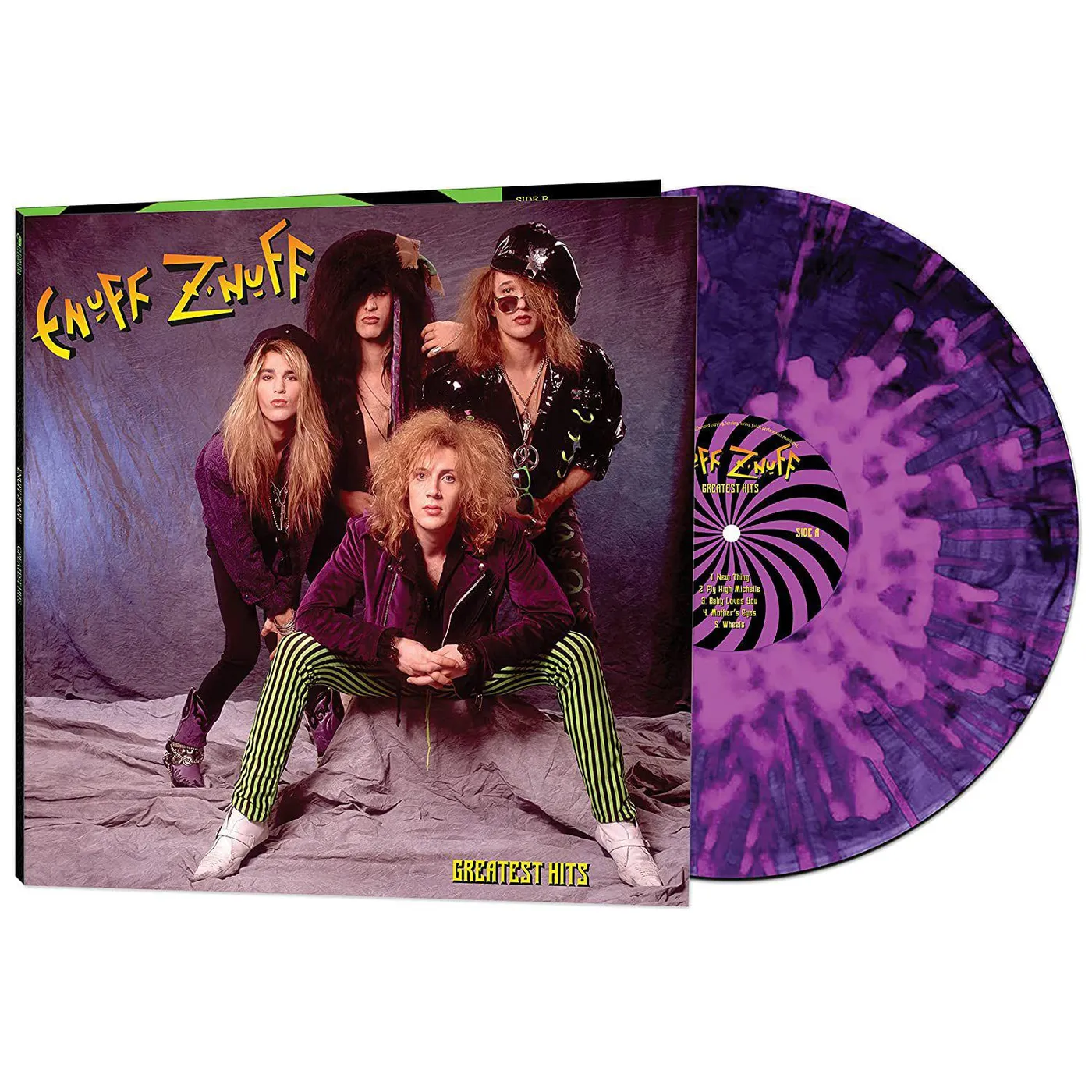Enuff Z'Nuff Greatest Hits (Purple Splatter) Vinyl Record