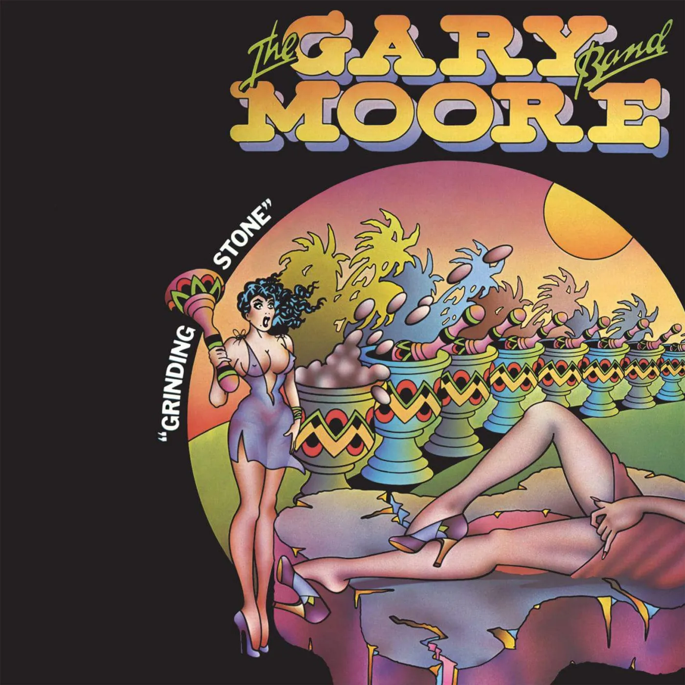 The Gary Moore Band Grinding Stone (50th Anniversary/180g/Flaming Red) Vinyl Record