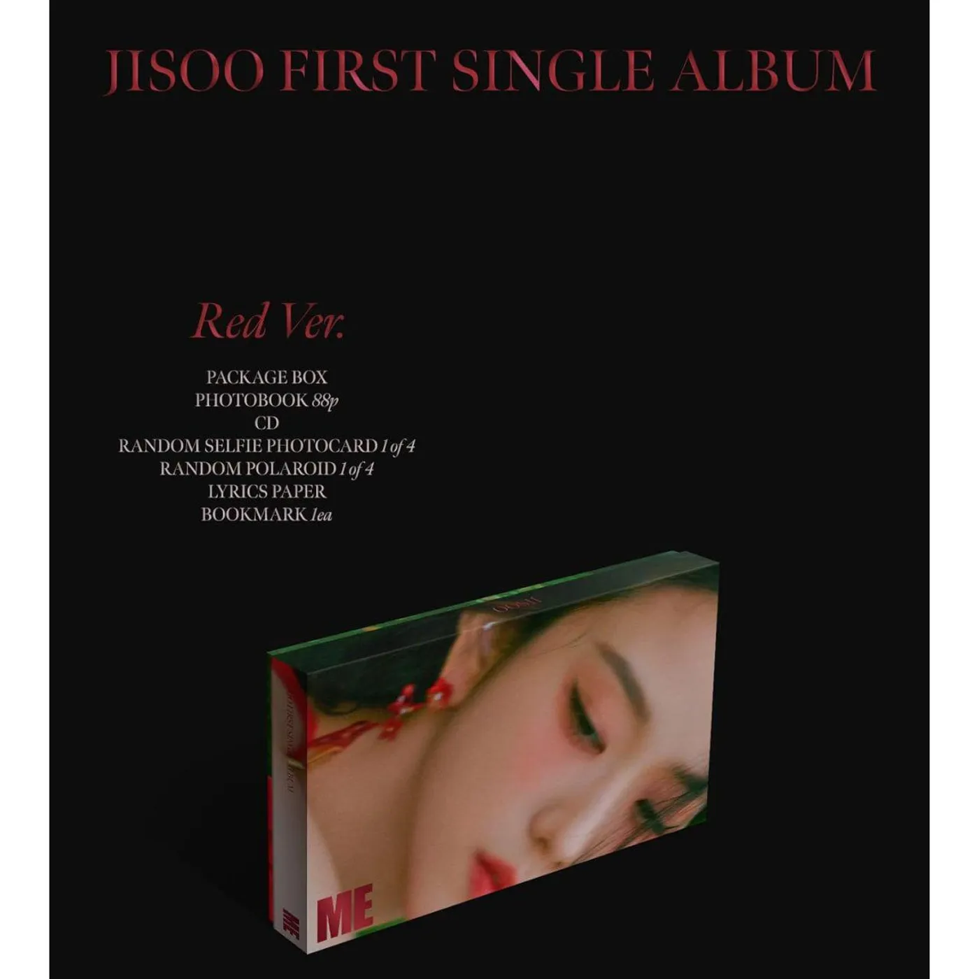  JISOO - First Single Album (Random) CD