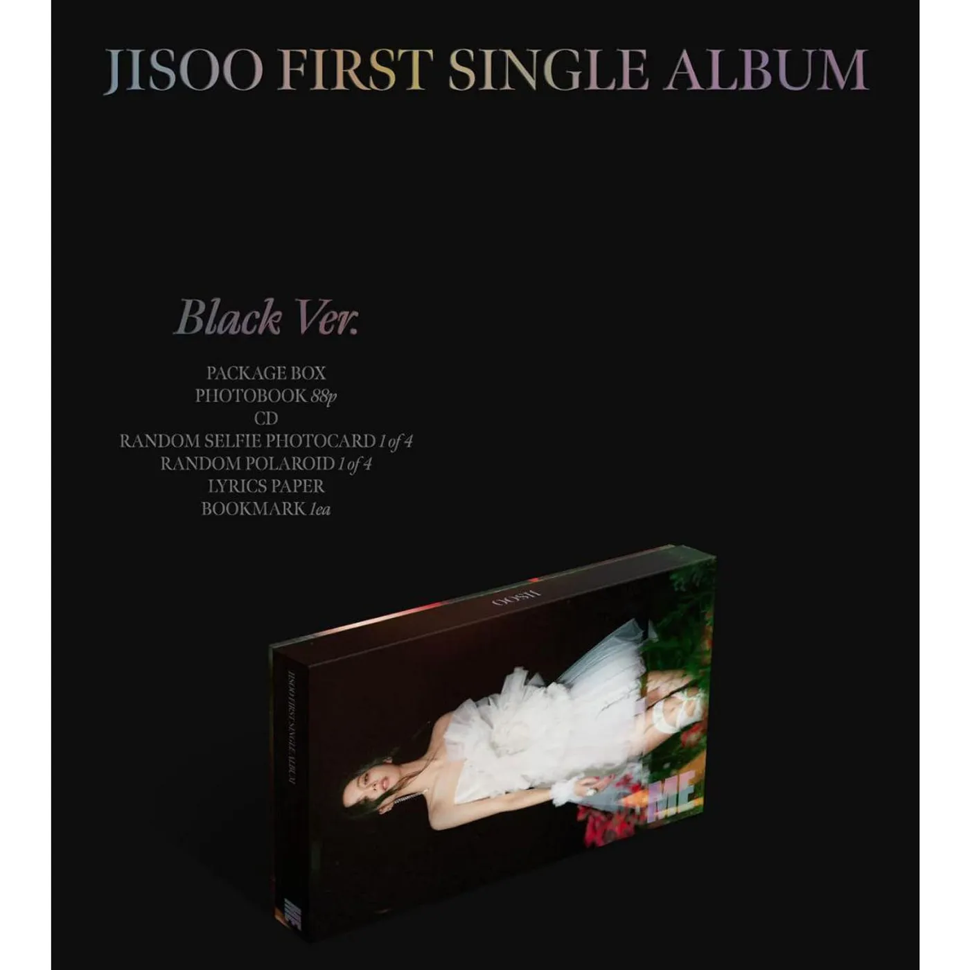  JISOO - First Single Album (Random) CD