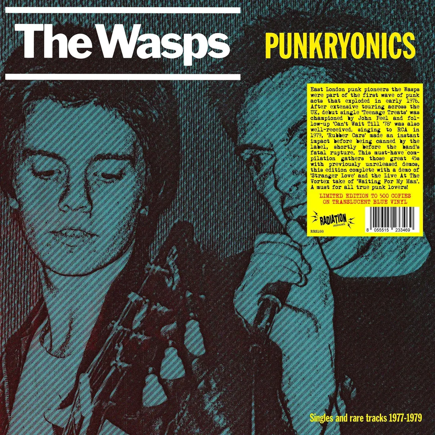 WASPS Punkryonics: Singles & Rare Tracks (Blue) Vinyl Record