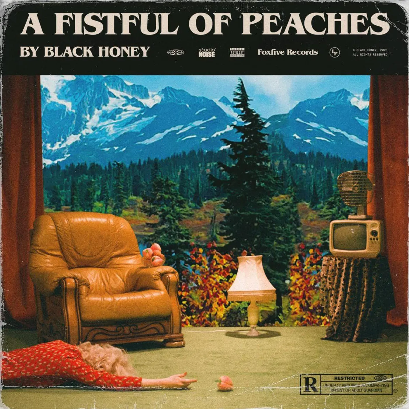 Black Honey A Fistful of Peaches (Peach) Vinyl Record