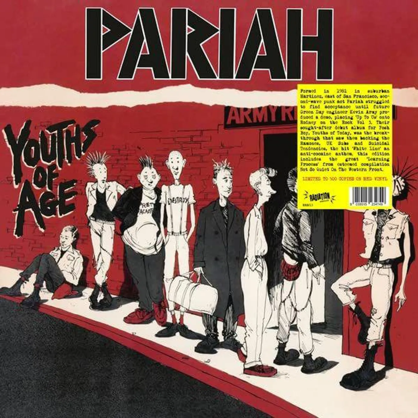 Pariah Youths Of Age Vinyl Record