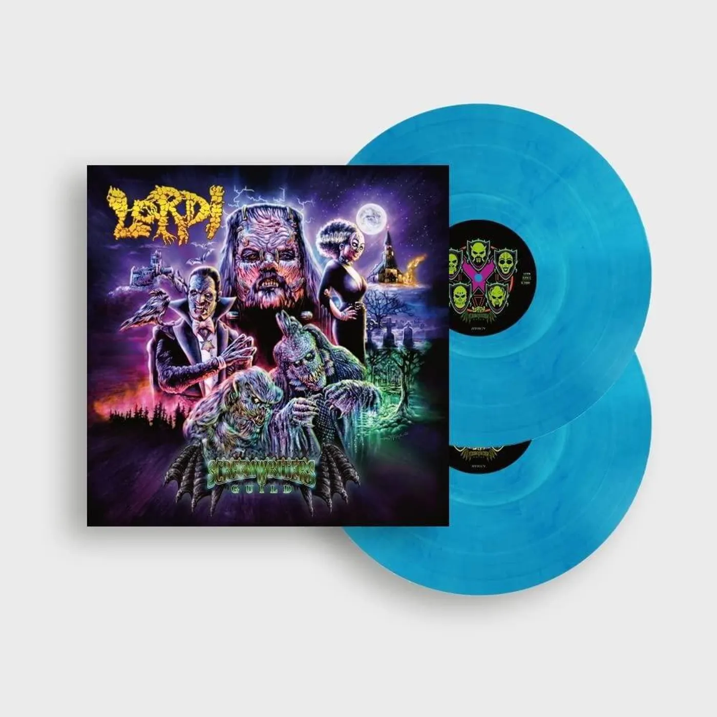 Lordi Screem Writers Guild (Transparent Blue Marbled/2LP) Vinyl Record