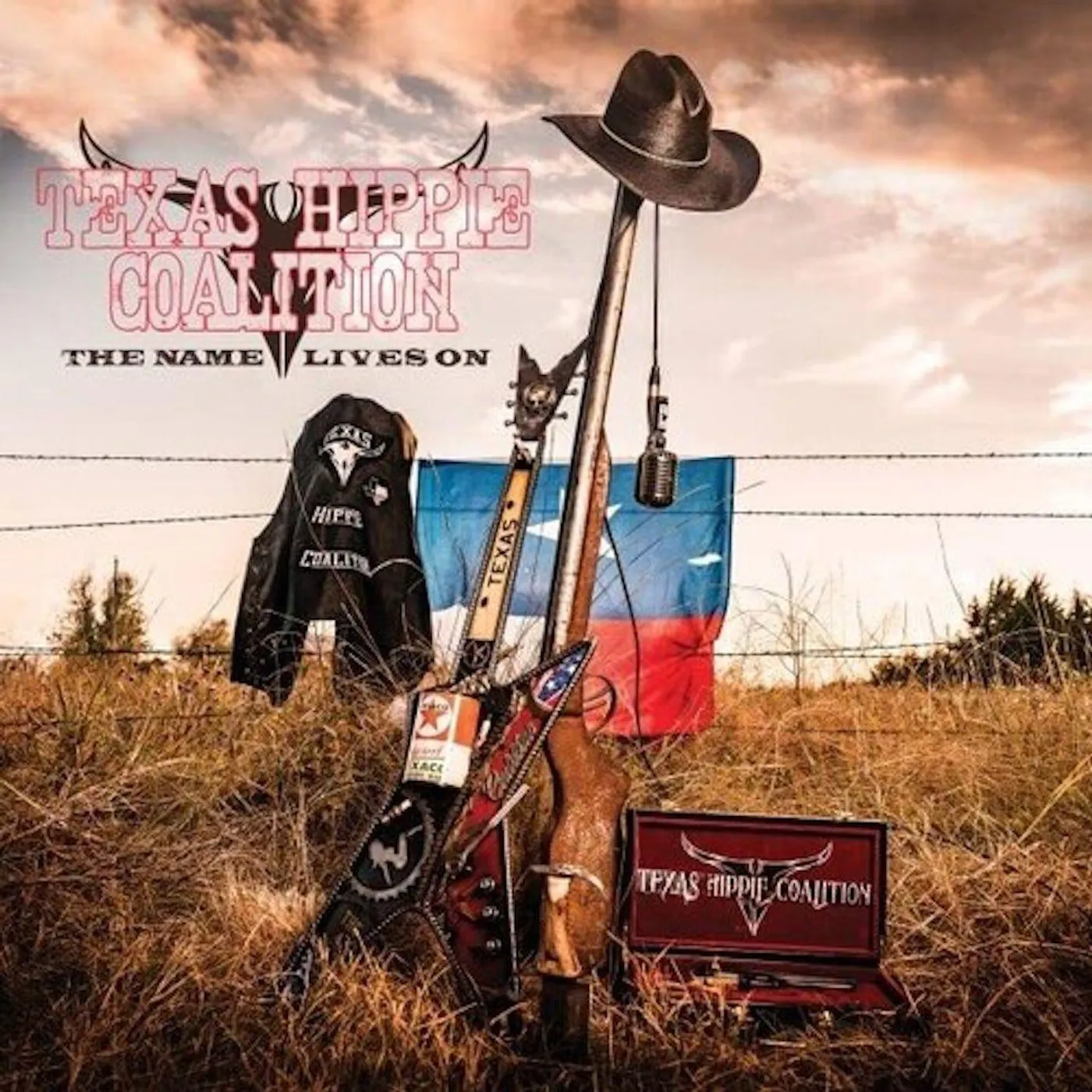 Texas Hippie Coalition Name Lives On (White Marble Vinyl Record)