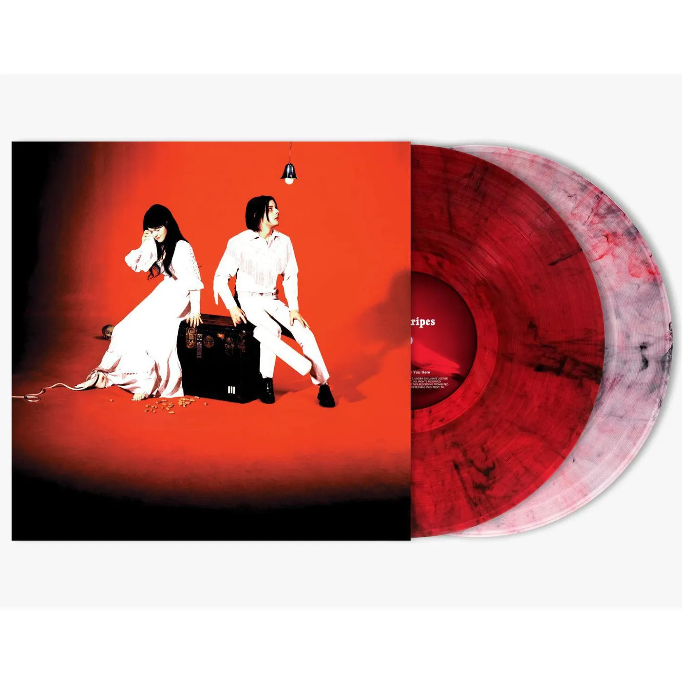The White Stripes Elephant (20th Anniversary/2LP/Red Smoke & Clear W/ Red & Black Smoke) Vinyl Record