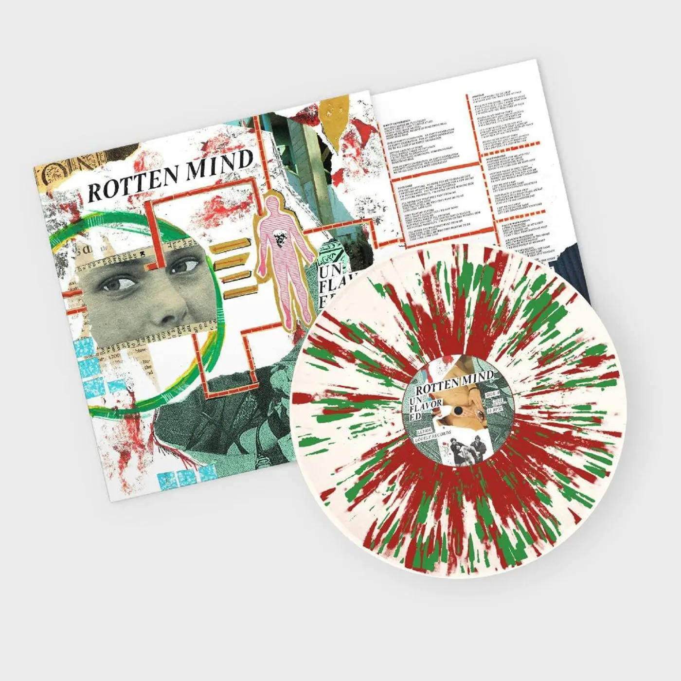 Rotten Mind Unflavored (White/Red/Green Splatter Vinyl Record)