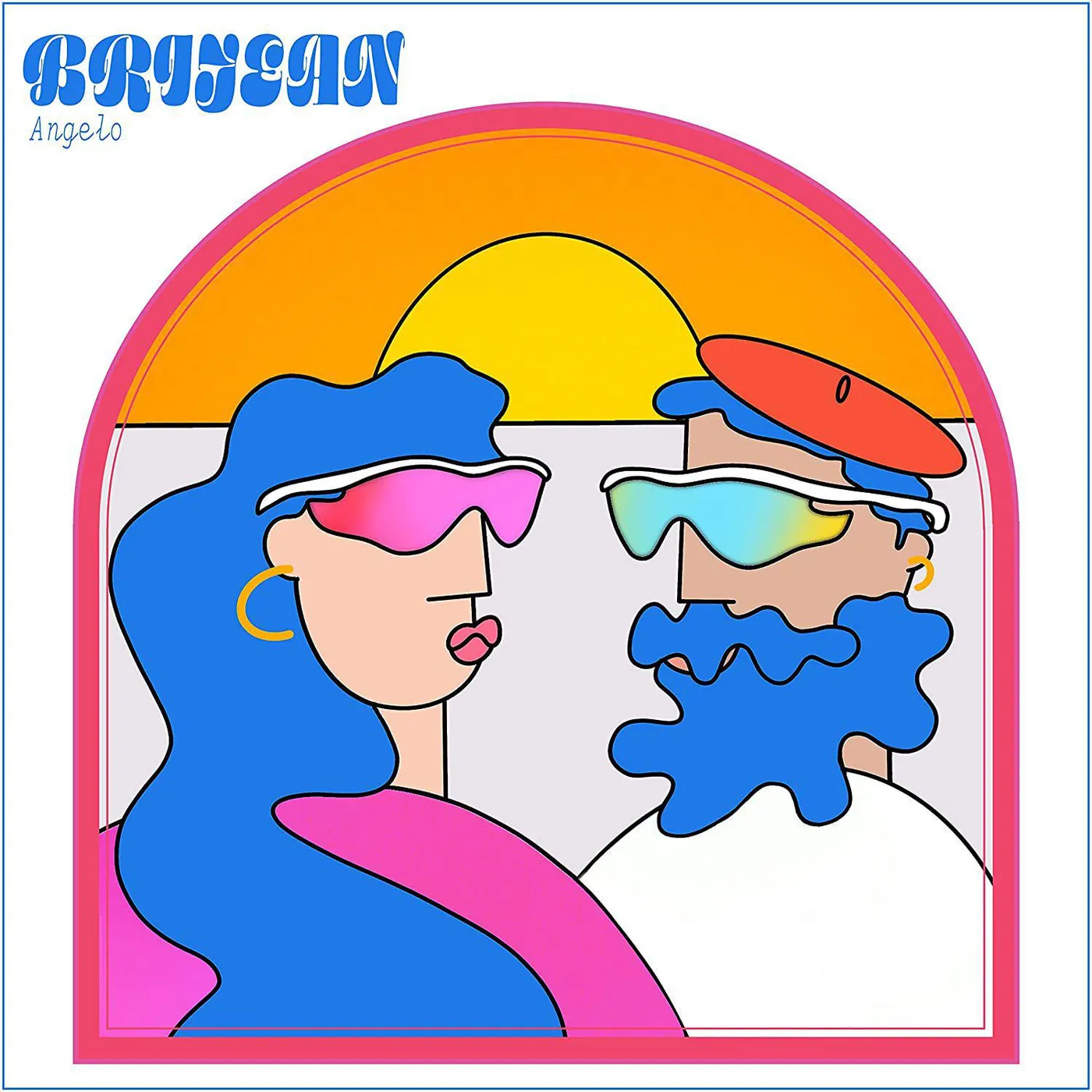 Brijean Angelo (Pink & Blue) Vinyl Record
