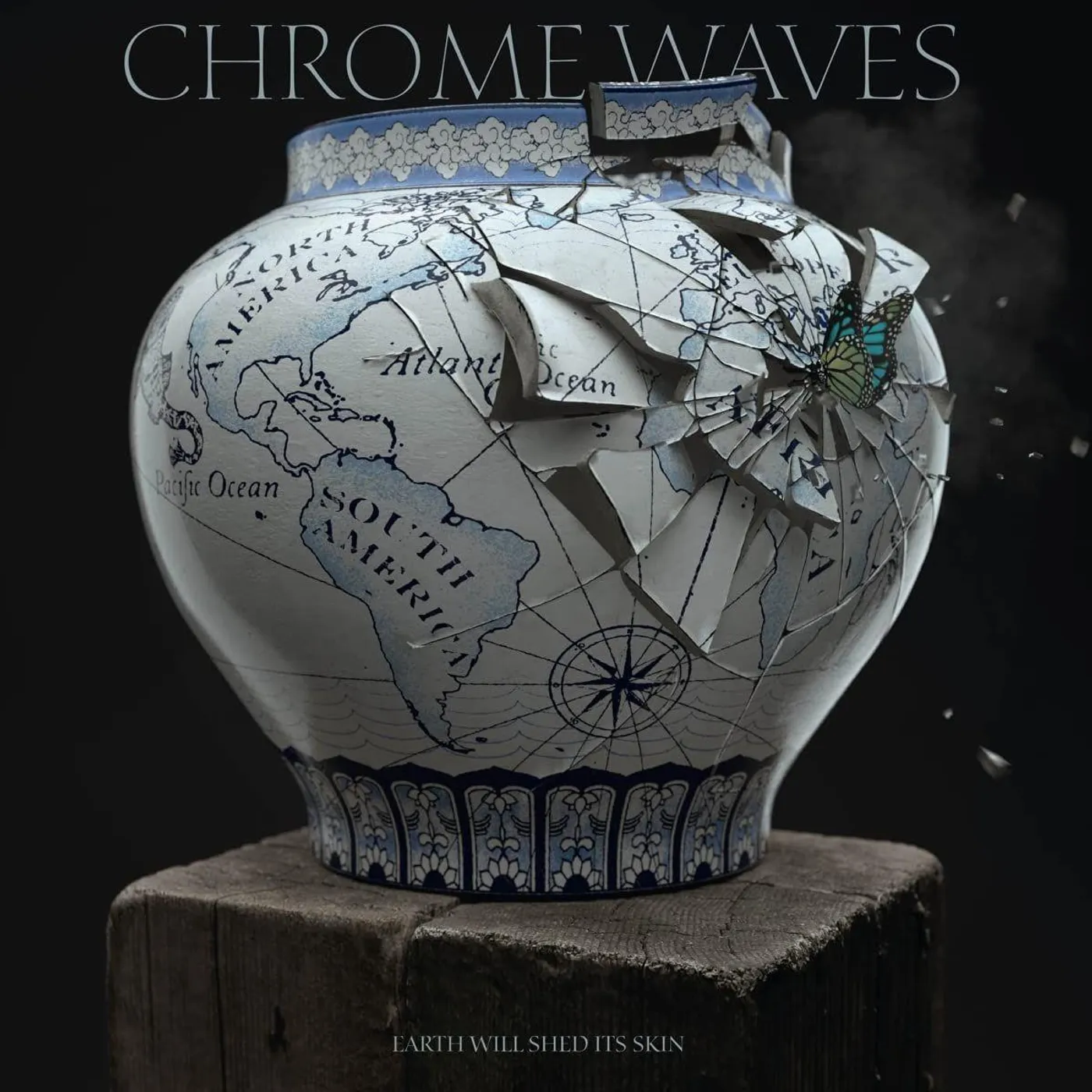 Chrome Waves Earth Will Shed Its Skin (Silver) Vinyl Record