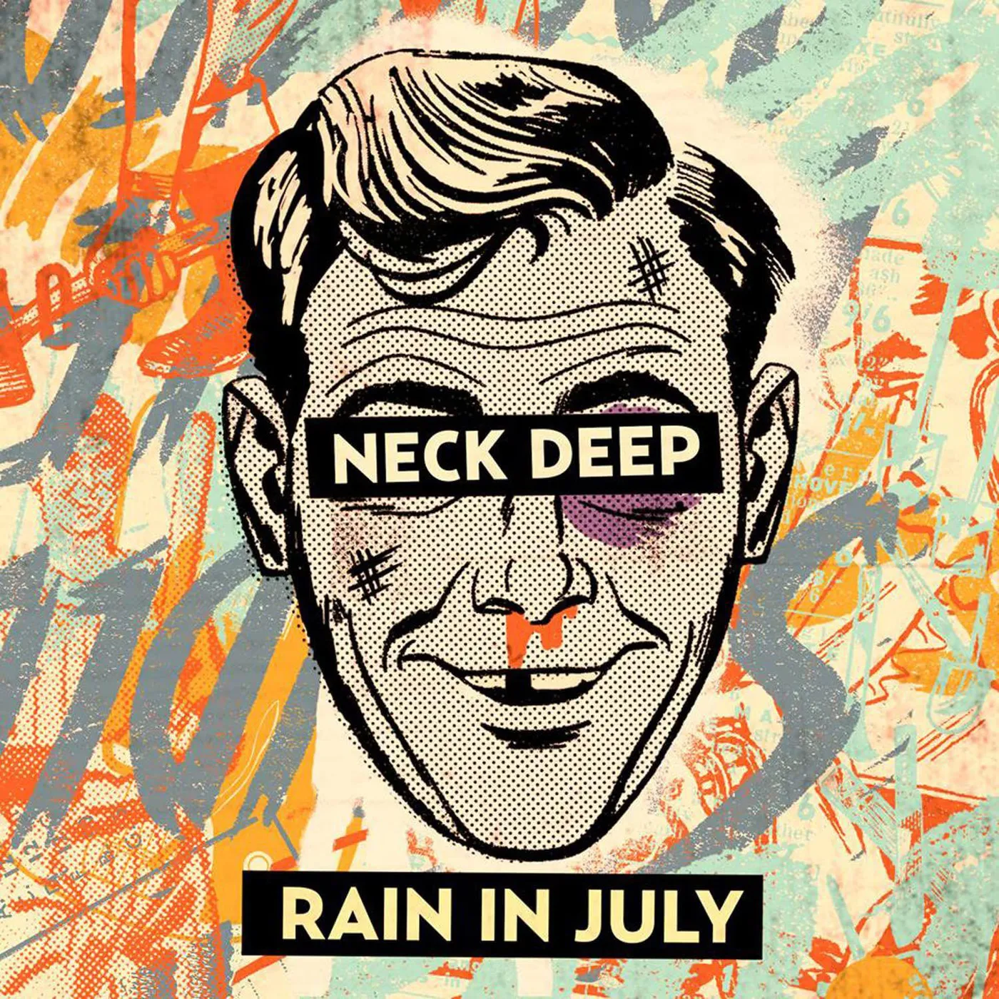 Neck Deep Rain In July: 10th Anniversary (Orange) Vinyl Record