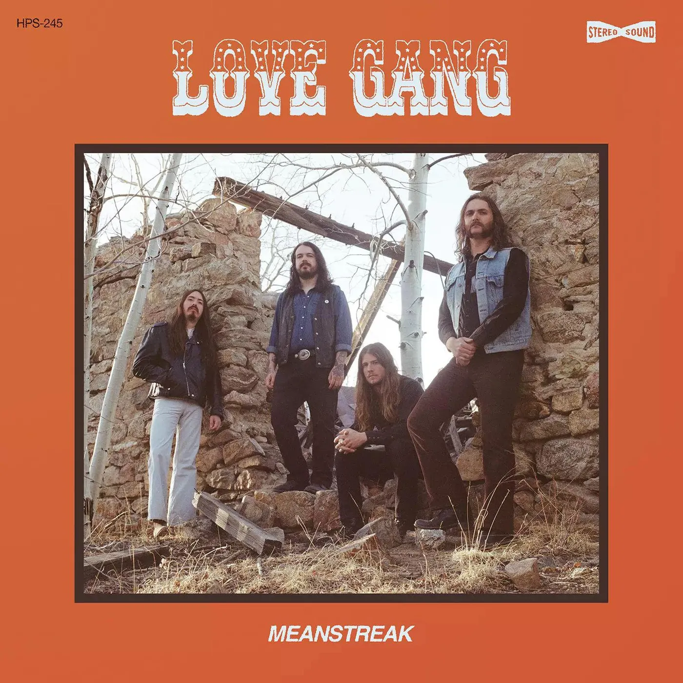 Love Gang MEANSTREAK (YELLOW VINYL) Vinyl Record