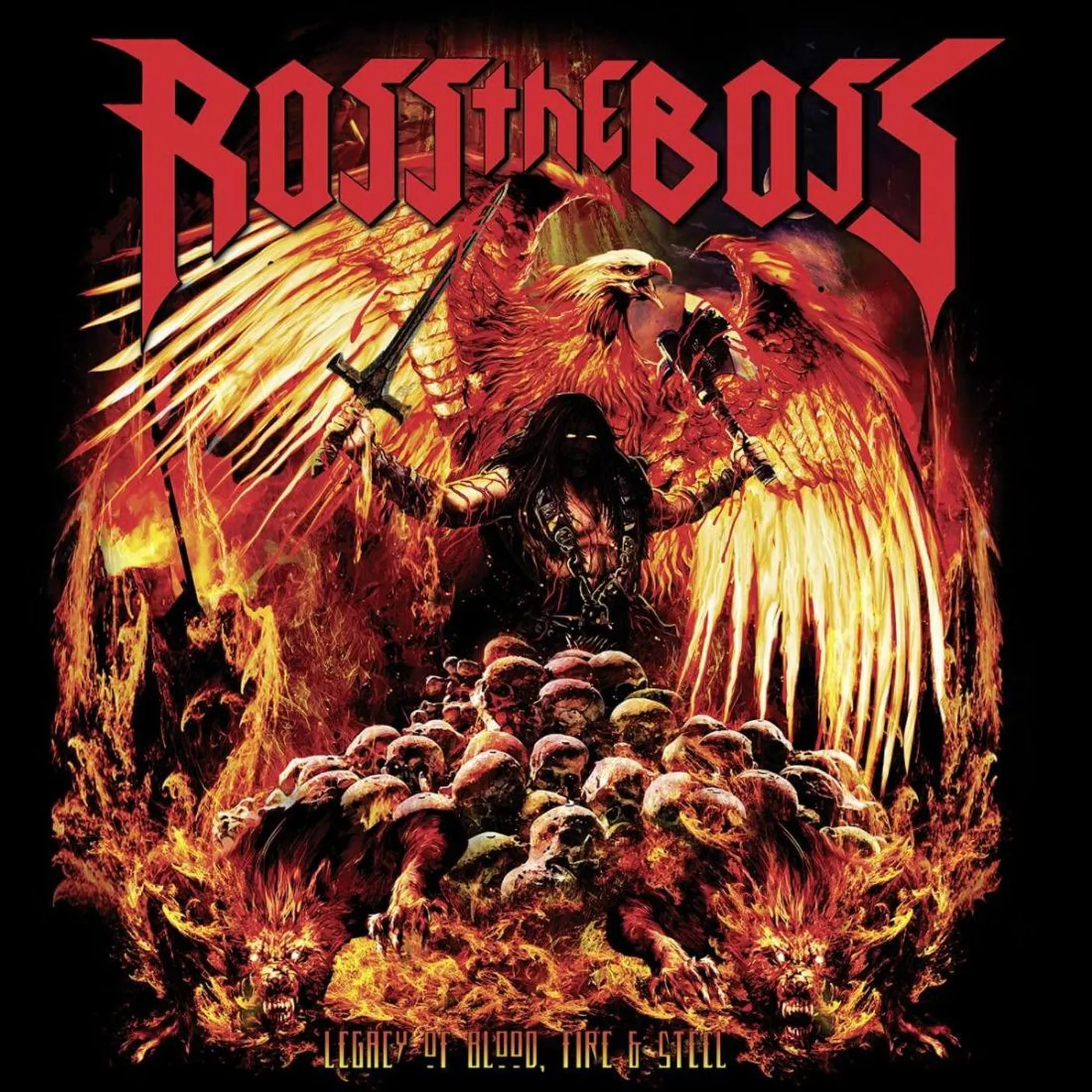Ross The Boss Legacy Of Blood, Fire & Steel (Red) Vinyl Record