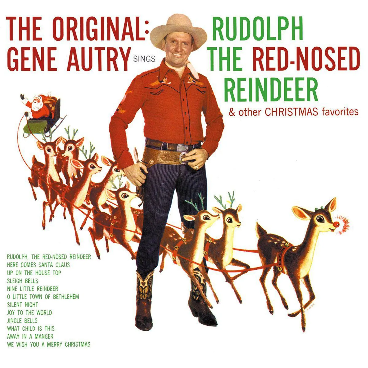 Gene Autry Rudolph The Red Nosed Reindeer Vinyl Record