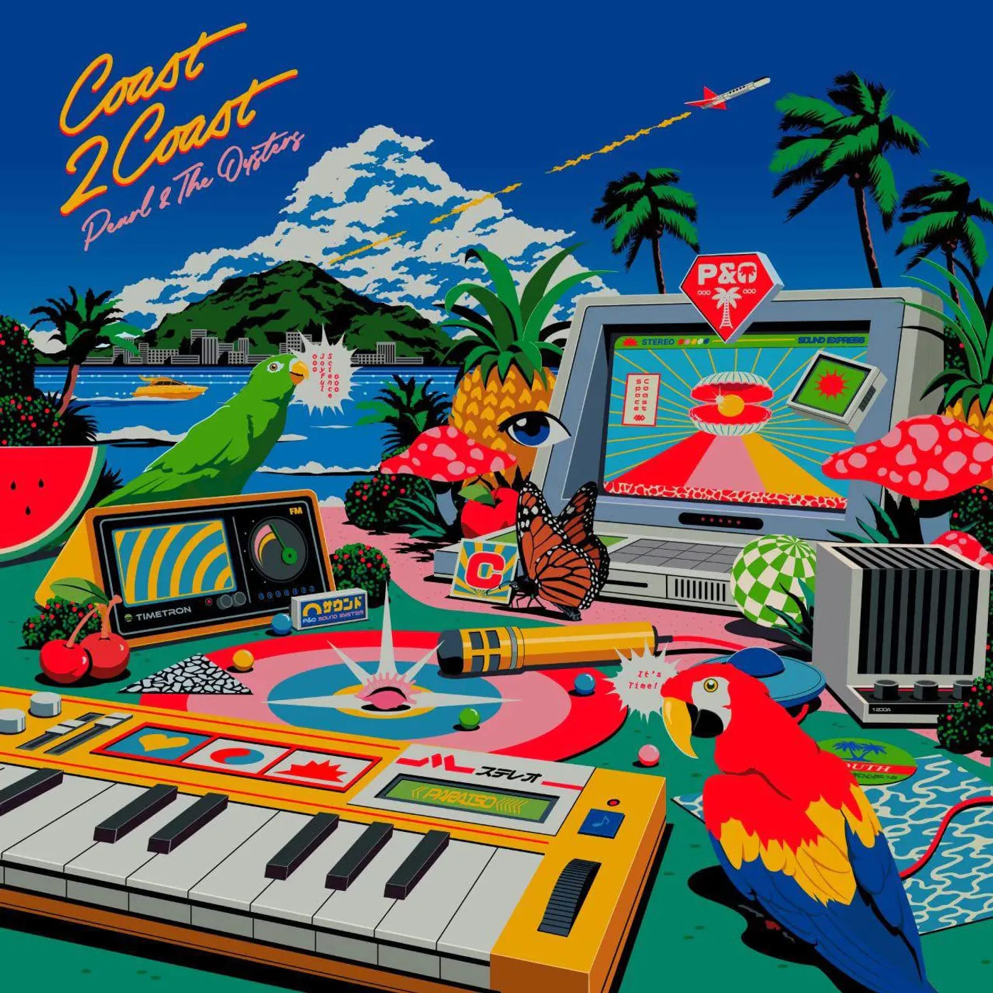 Pearl & The Oysters Coast 2 Coast (Blue Wave Vinyl Record)