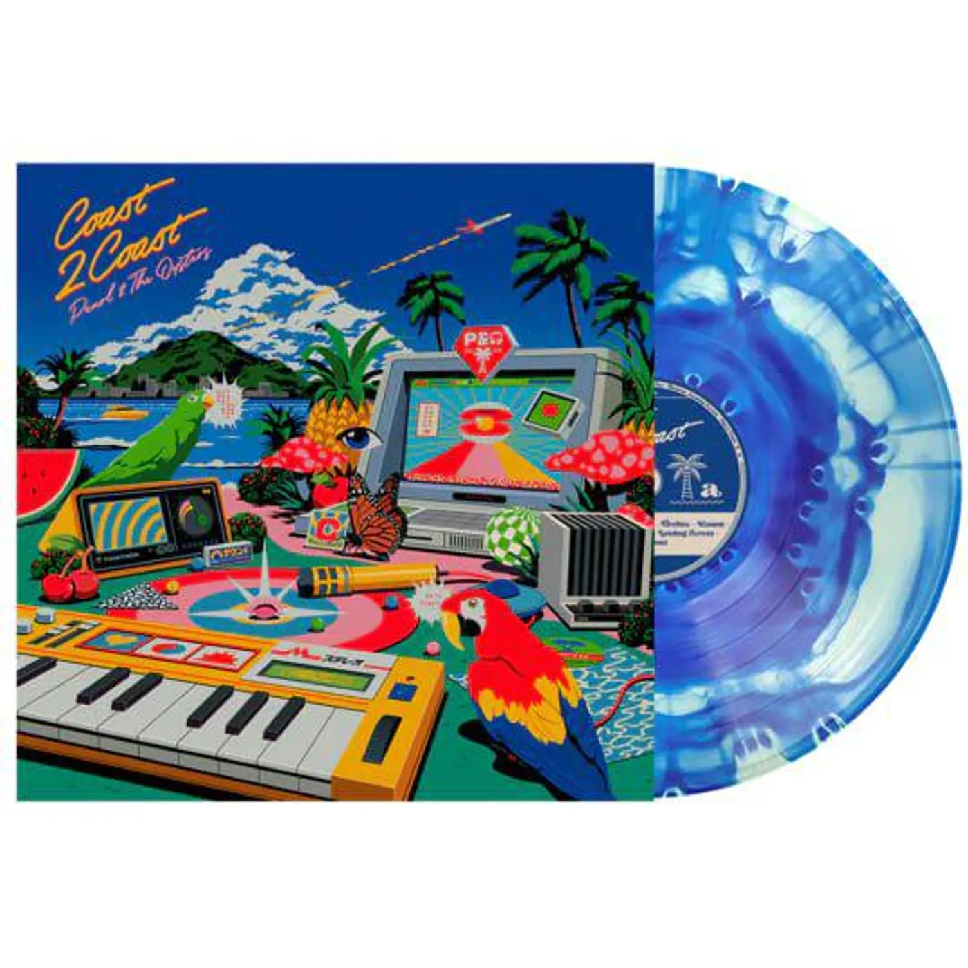 Pearl & The Oysters Coast 2 Coast (Blue Wave Vinyl Record)