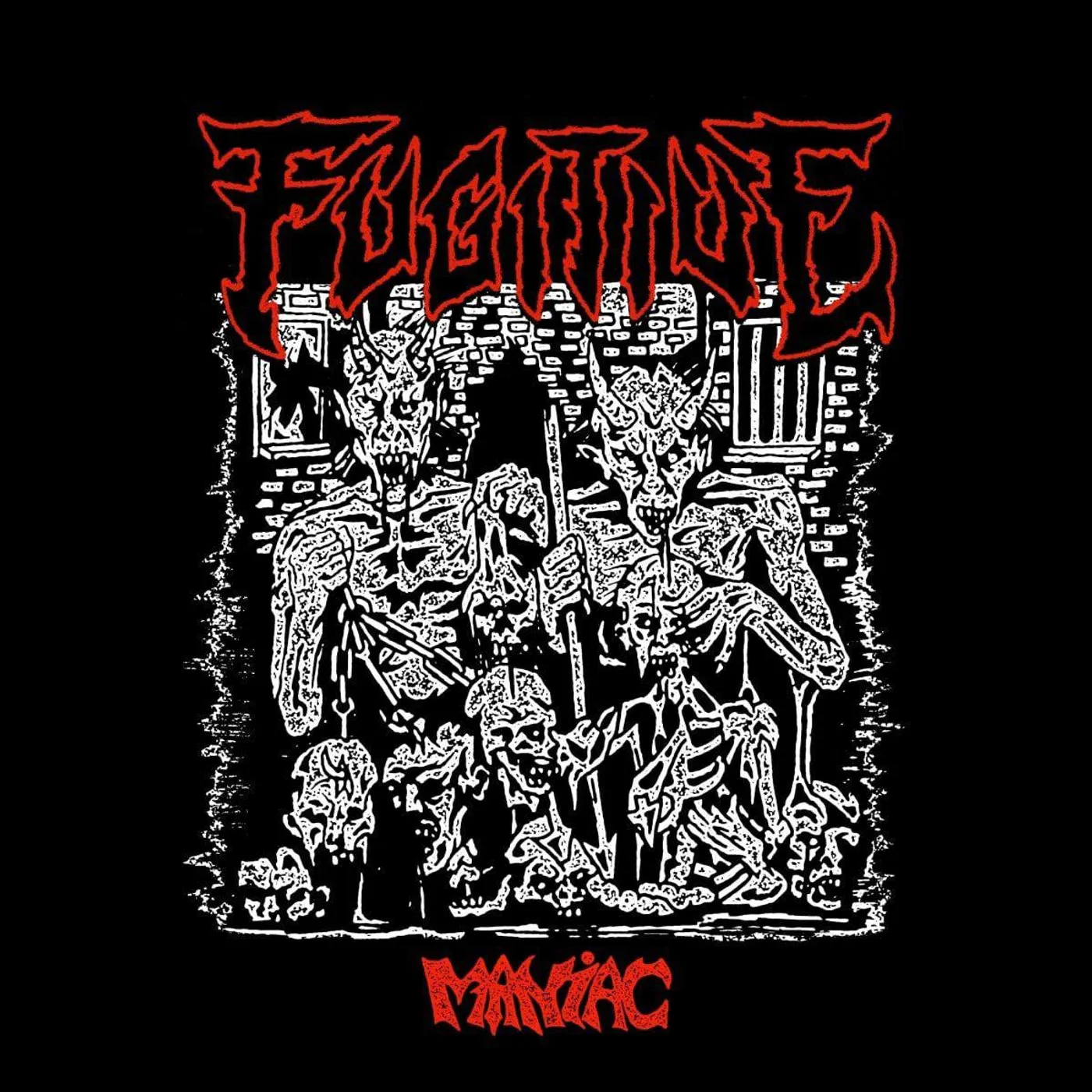 Fugitive Maniac (Ultra Clear W/ Black & Red Splatter Vinyl Record)