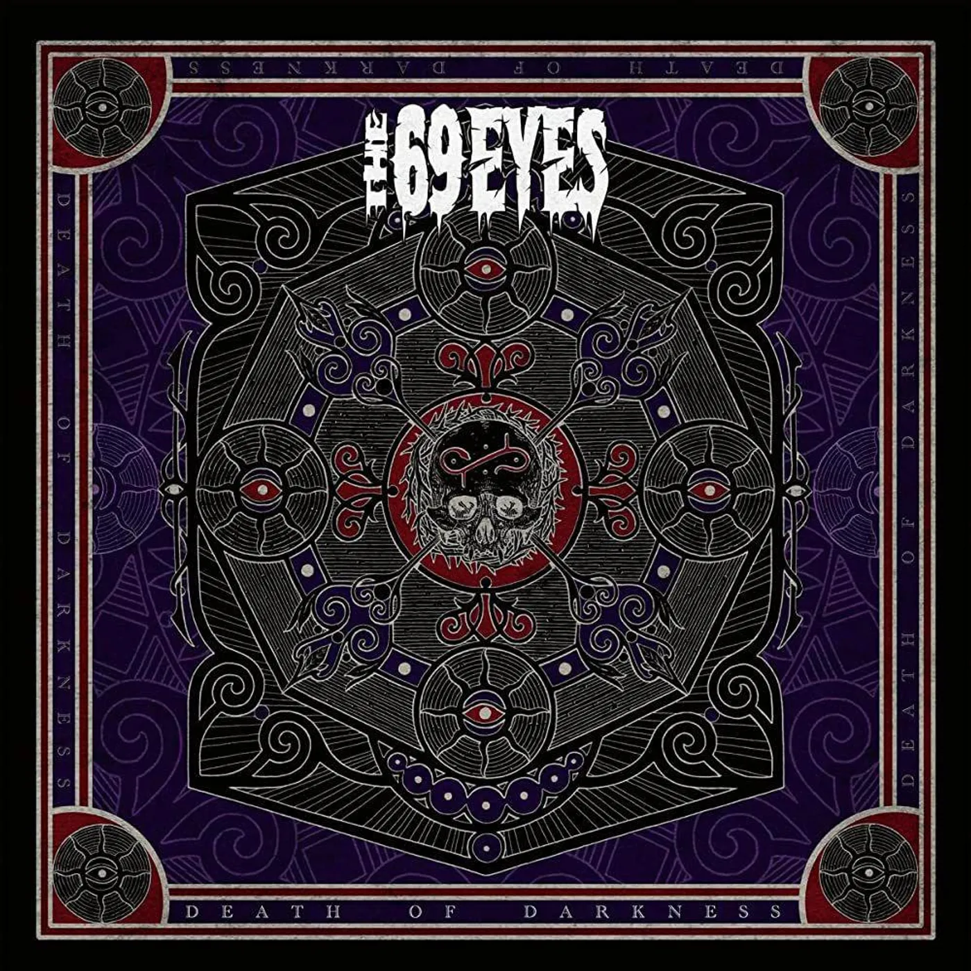 The 69 Eyes Death Of Darkness (Blood Red Marbled) Vinyl Record