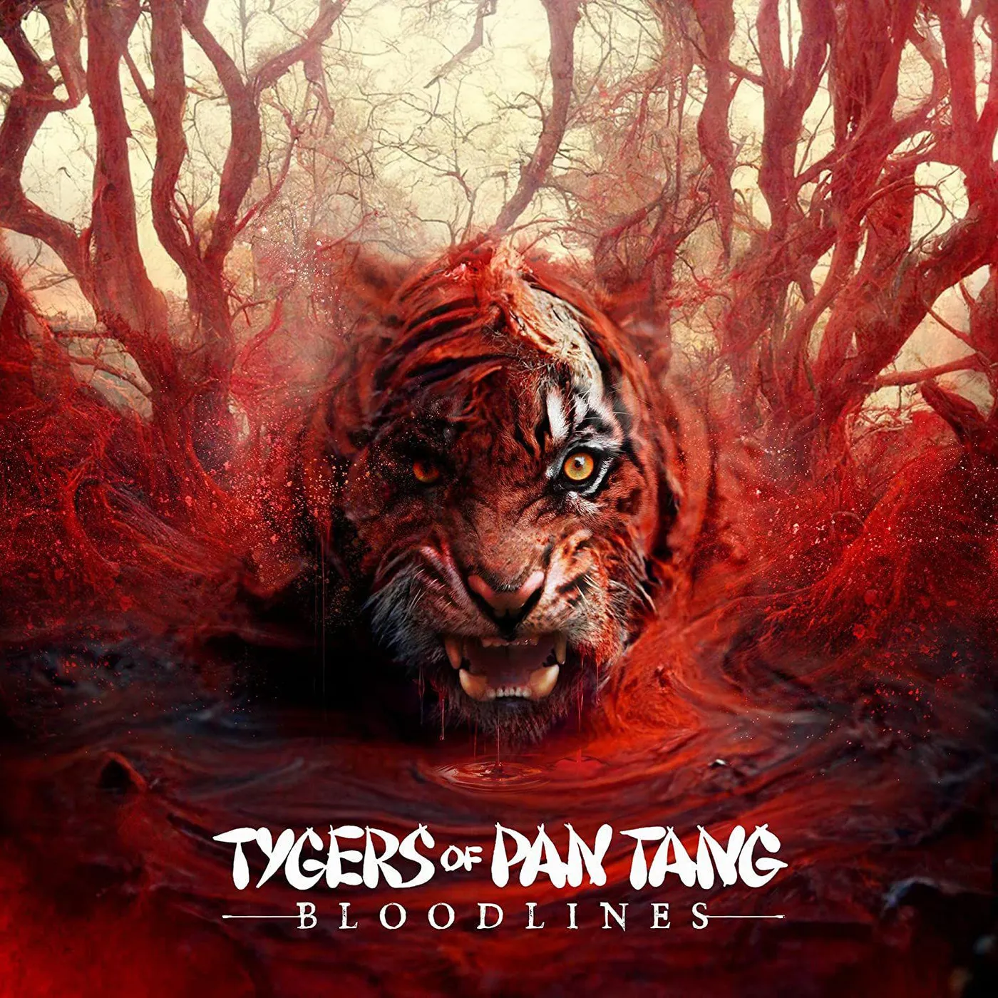 Tygers Of Pan Tang Bloodlines (Red) Vinyl Record