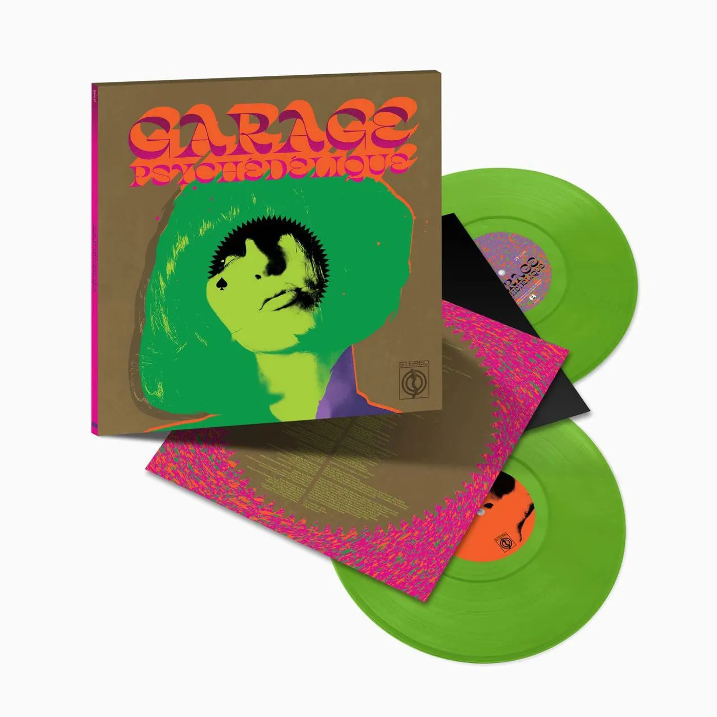 Various Artists  Garage Psychedelique (The Best Of Garage Psych & Pzyk Rock 1965-2019) (2LP/Green) Vinyl Record
