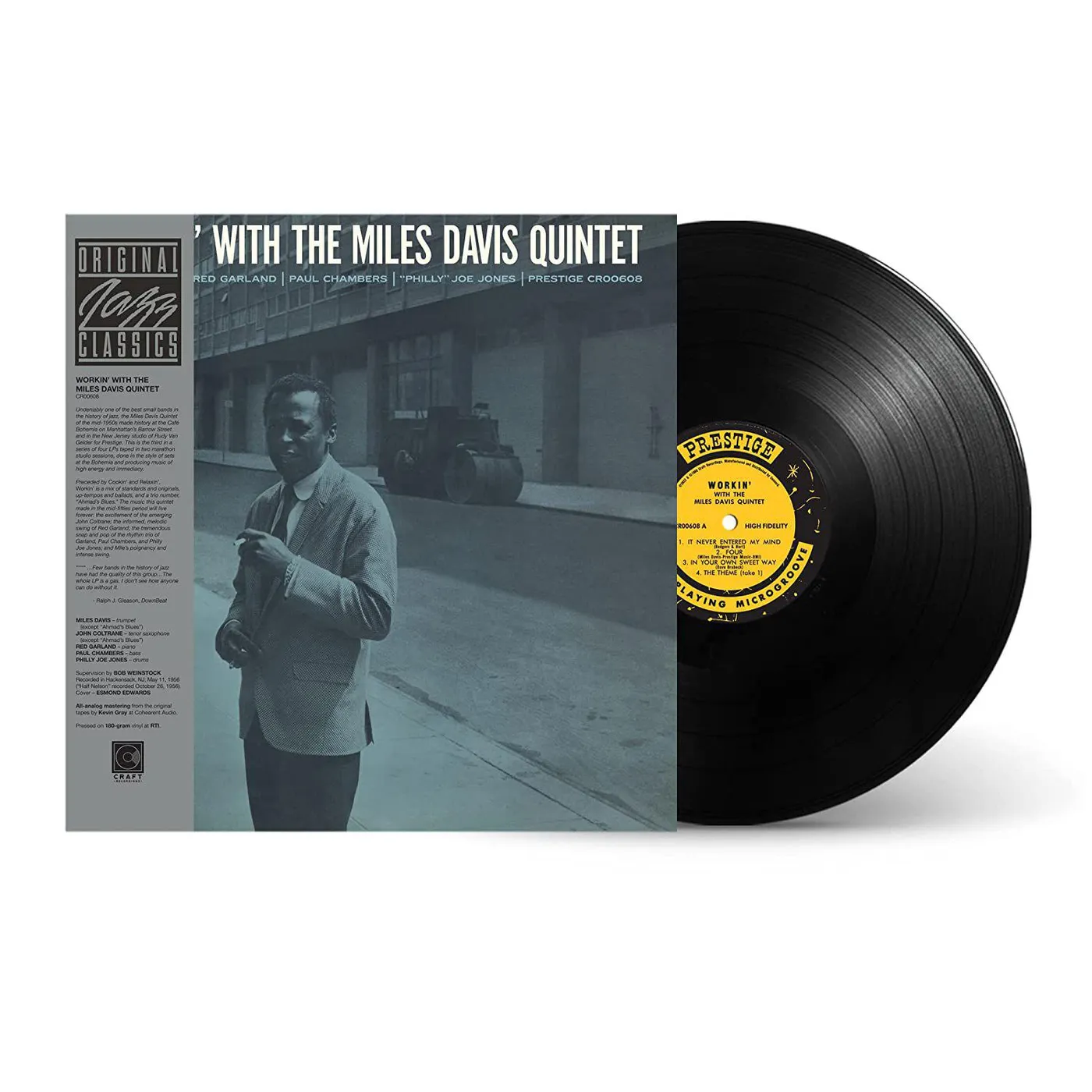 Workin' With The Miles Davis Quintet (Original Jazz Classics Series) Vinyl Record